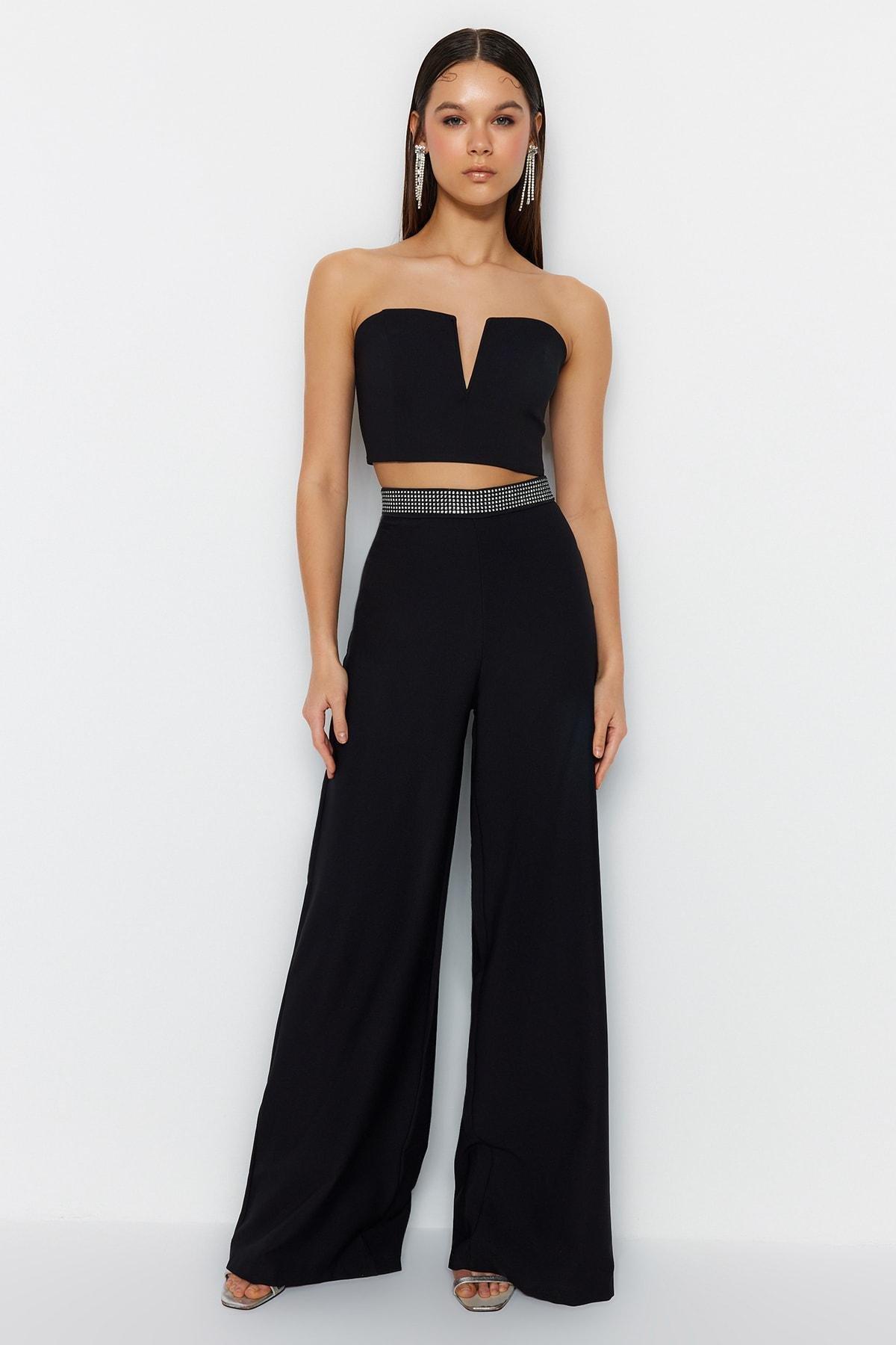 Black Cigarette Pants, , large image number 2