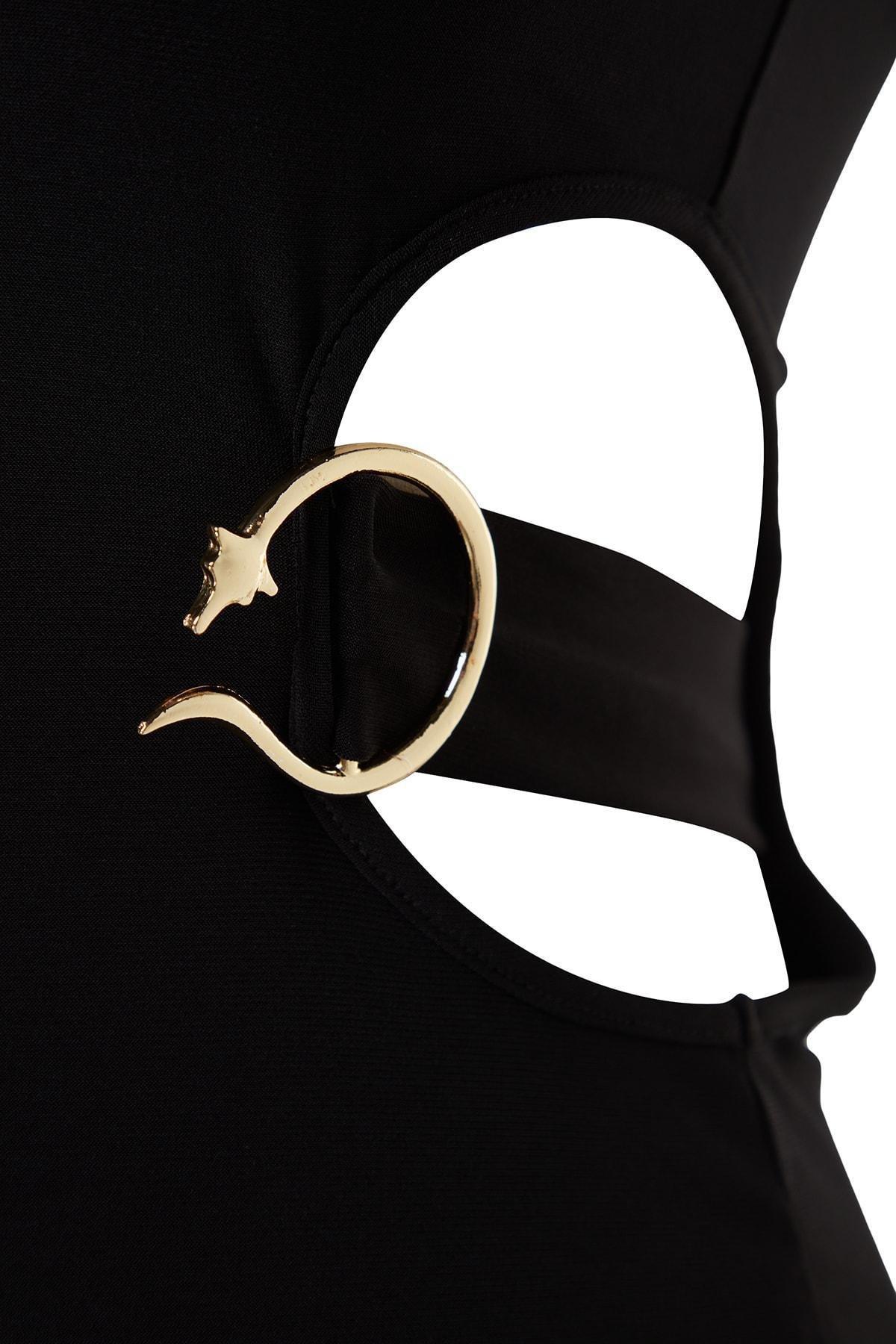 Black Halterneck Bodysuit, , large image number 6