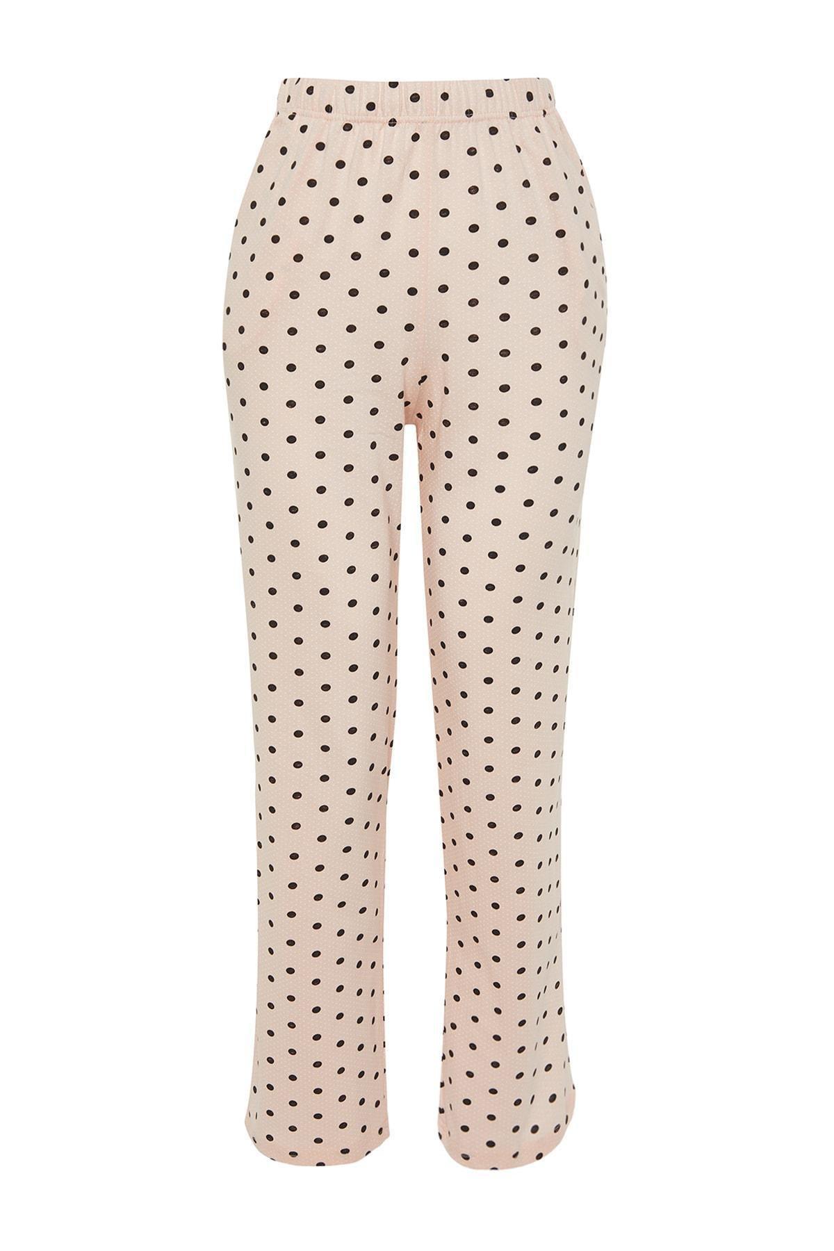 Pink Straight Pajama Bottoms, , large image number 7