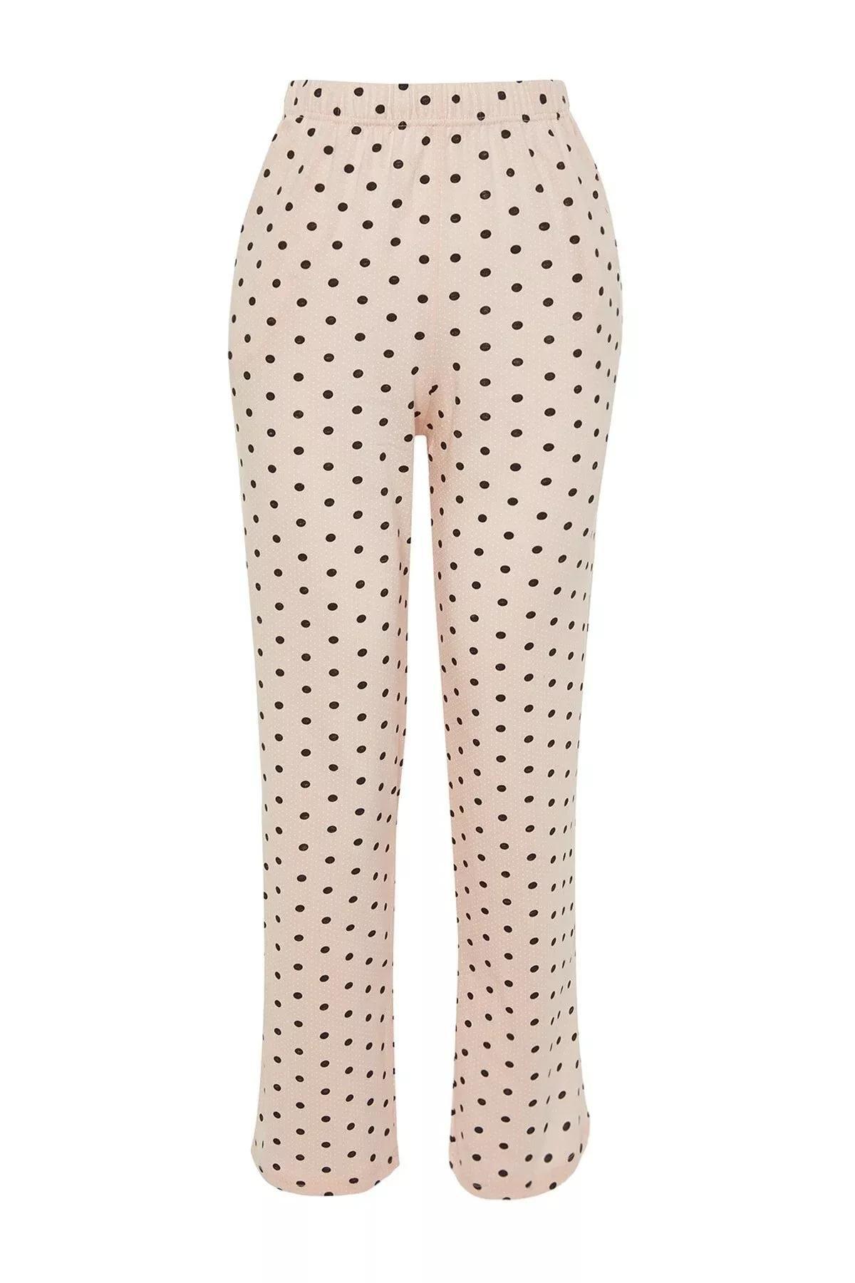بنطال بيجاما بقصة مستقيمة، وردي, Pink, large image number 7