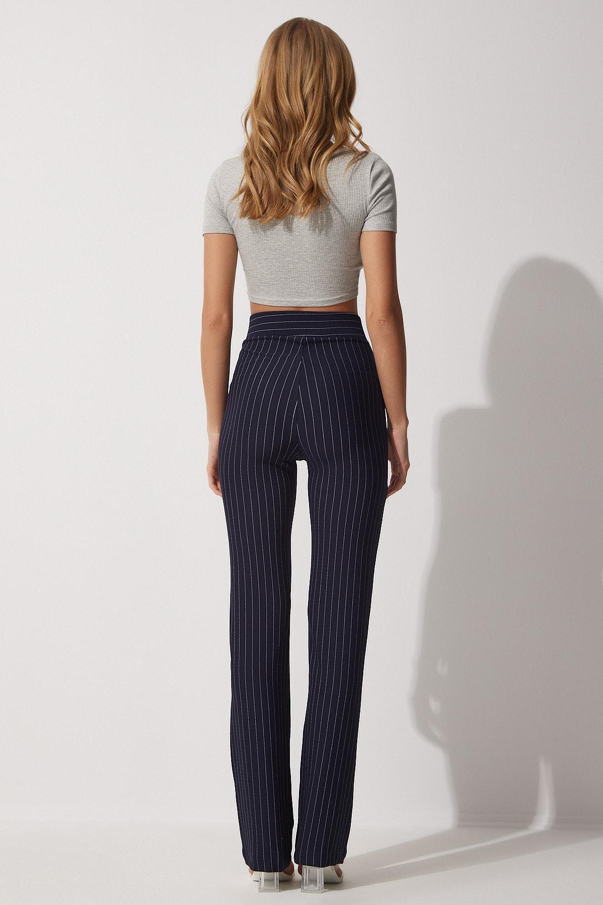 Navy Mom Pants, , large image number 4