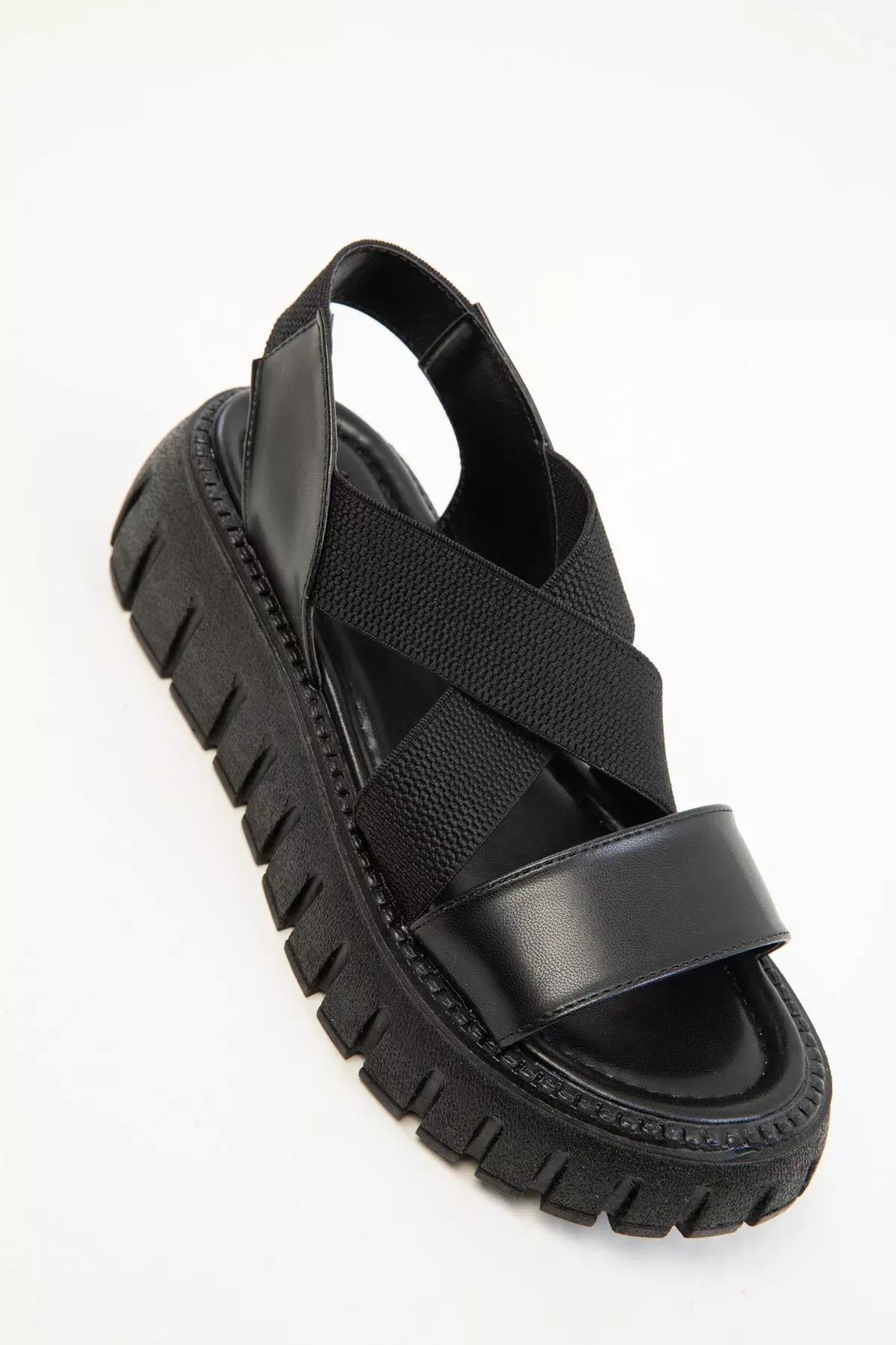 Black Sandals, , large image number 3