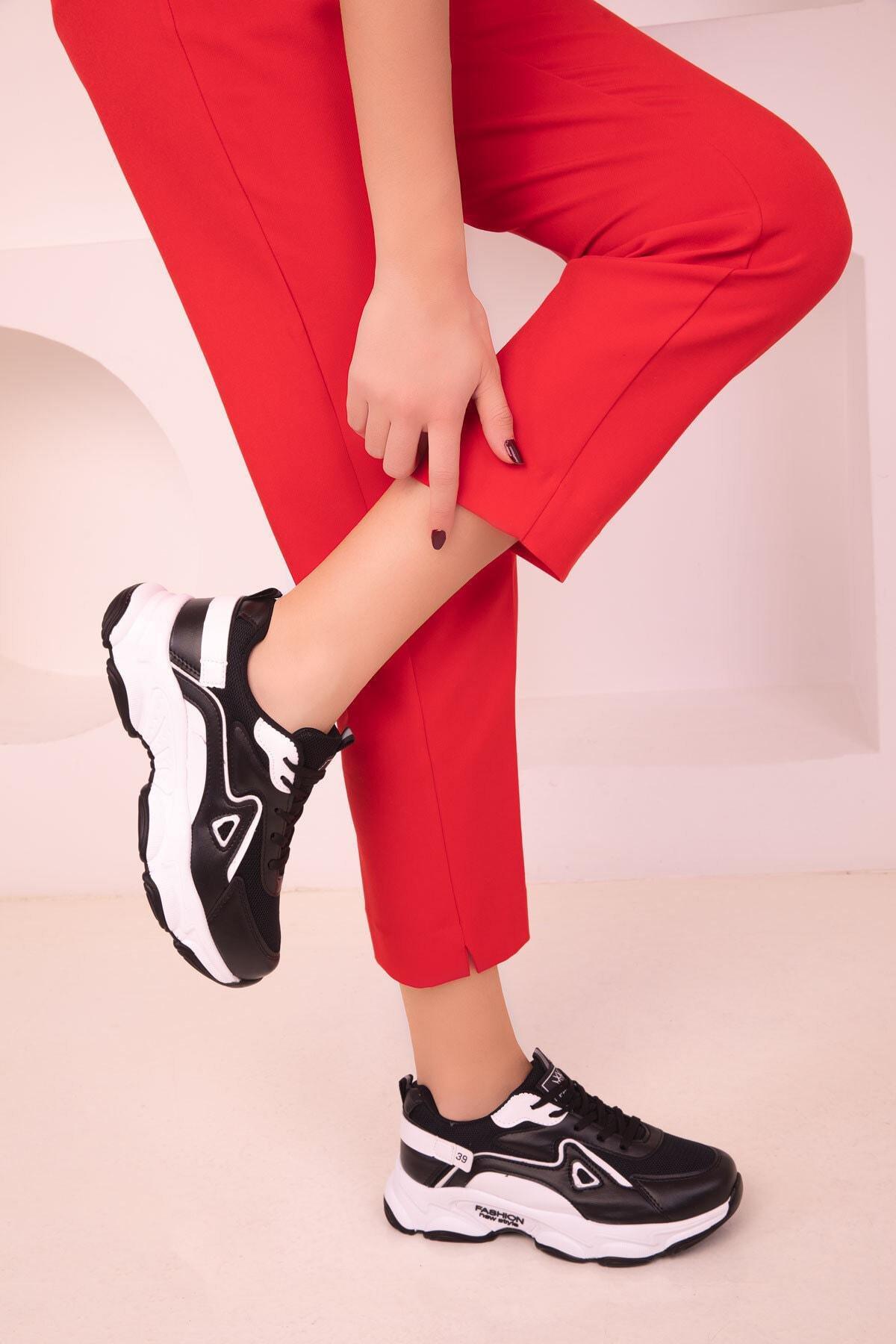 Black-White Womens Sneaker 17834, , large image number 2