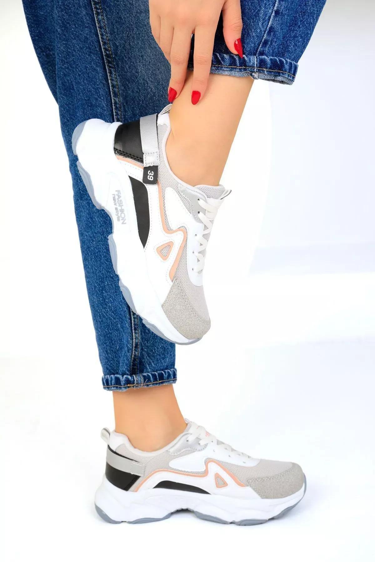 Ice-White-Powder Womens Sneakers 17834, , large image number 0