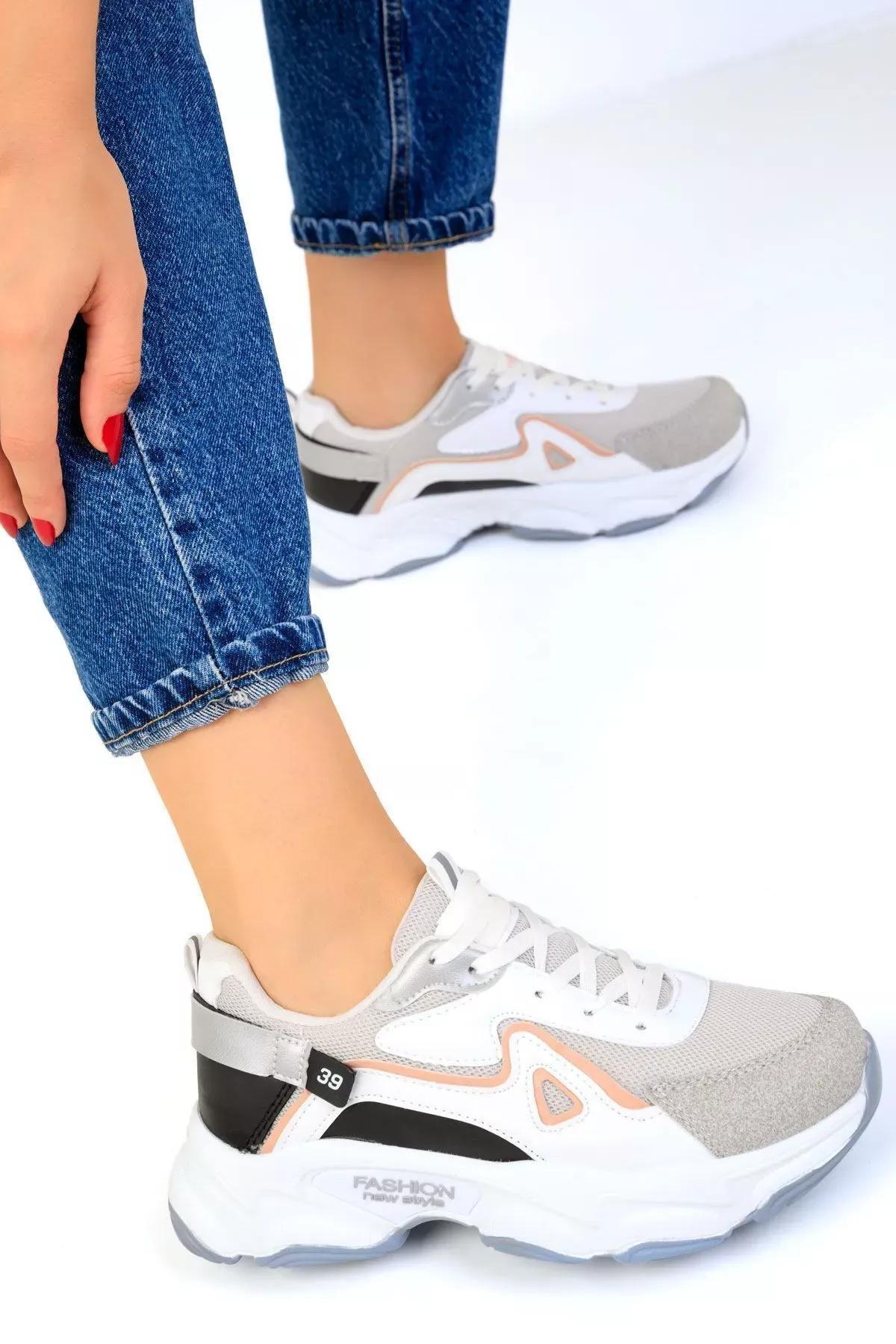 Ice-White-Powder Womens Sneakers 17834, , large image number 2