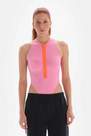 Dagi - Pink Bodysuit With Zipper