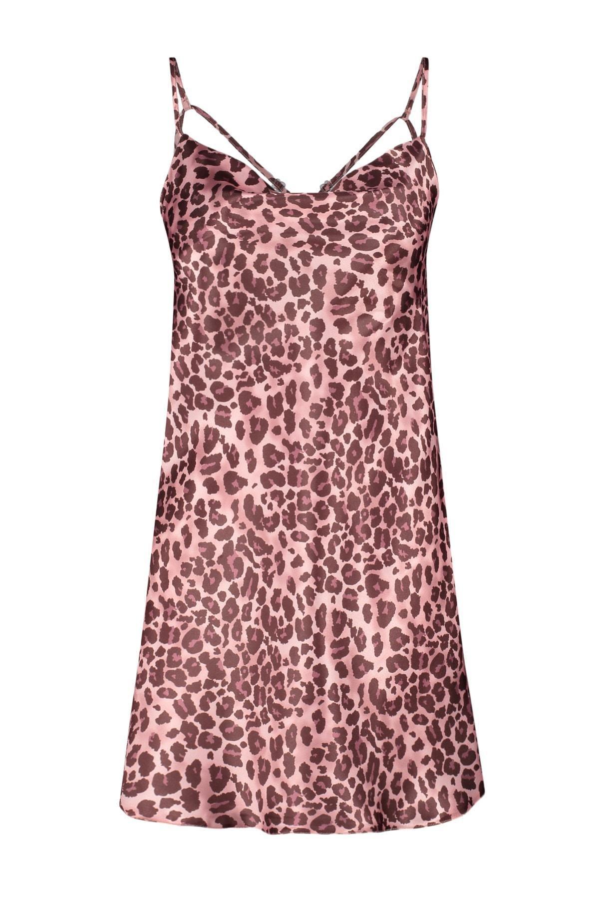 Multicolour Animal Print Nightgown, , large image number 5