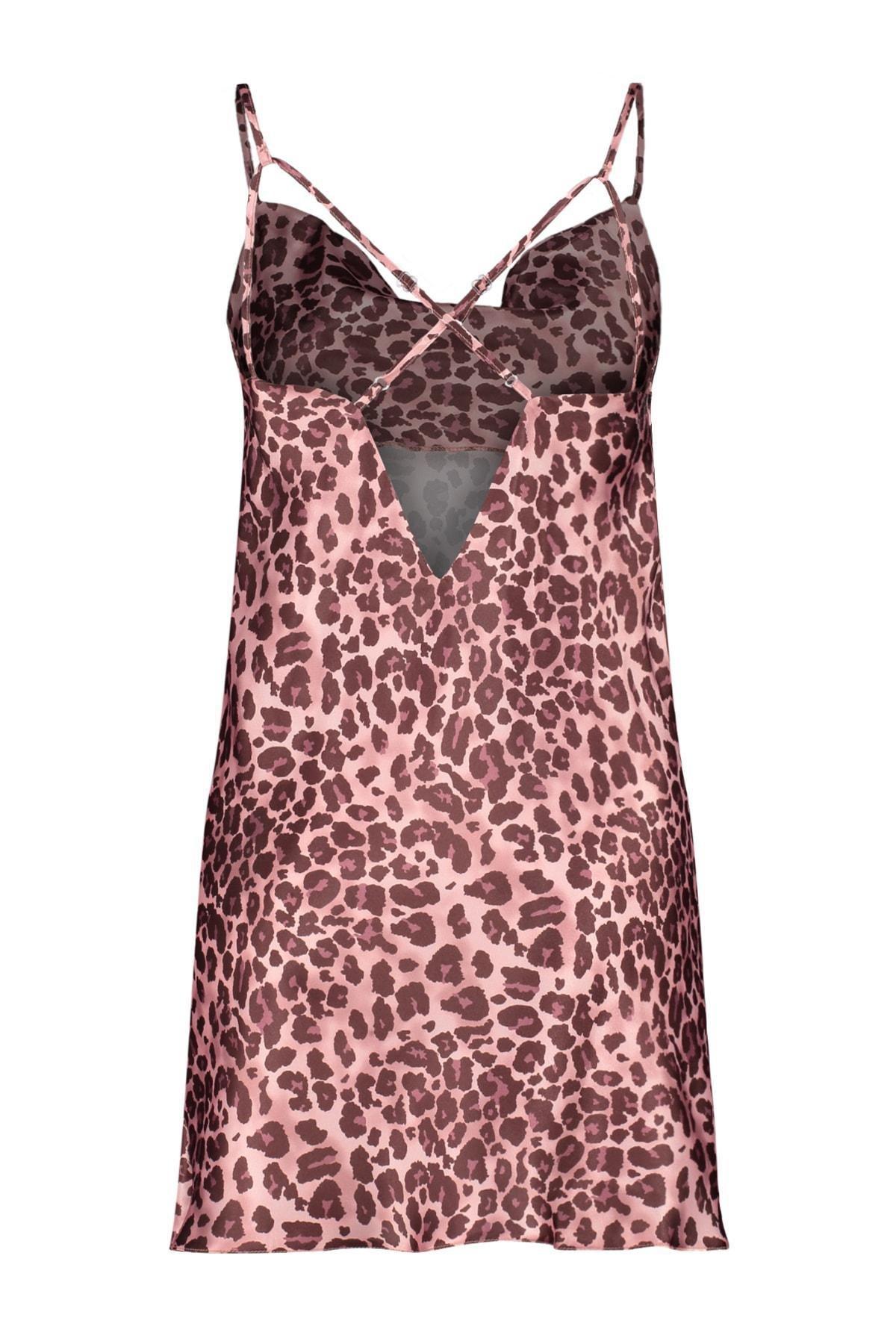 Multicolour Animal Print Nightgown, , large image number 6