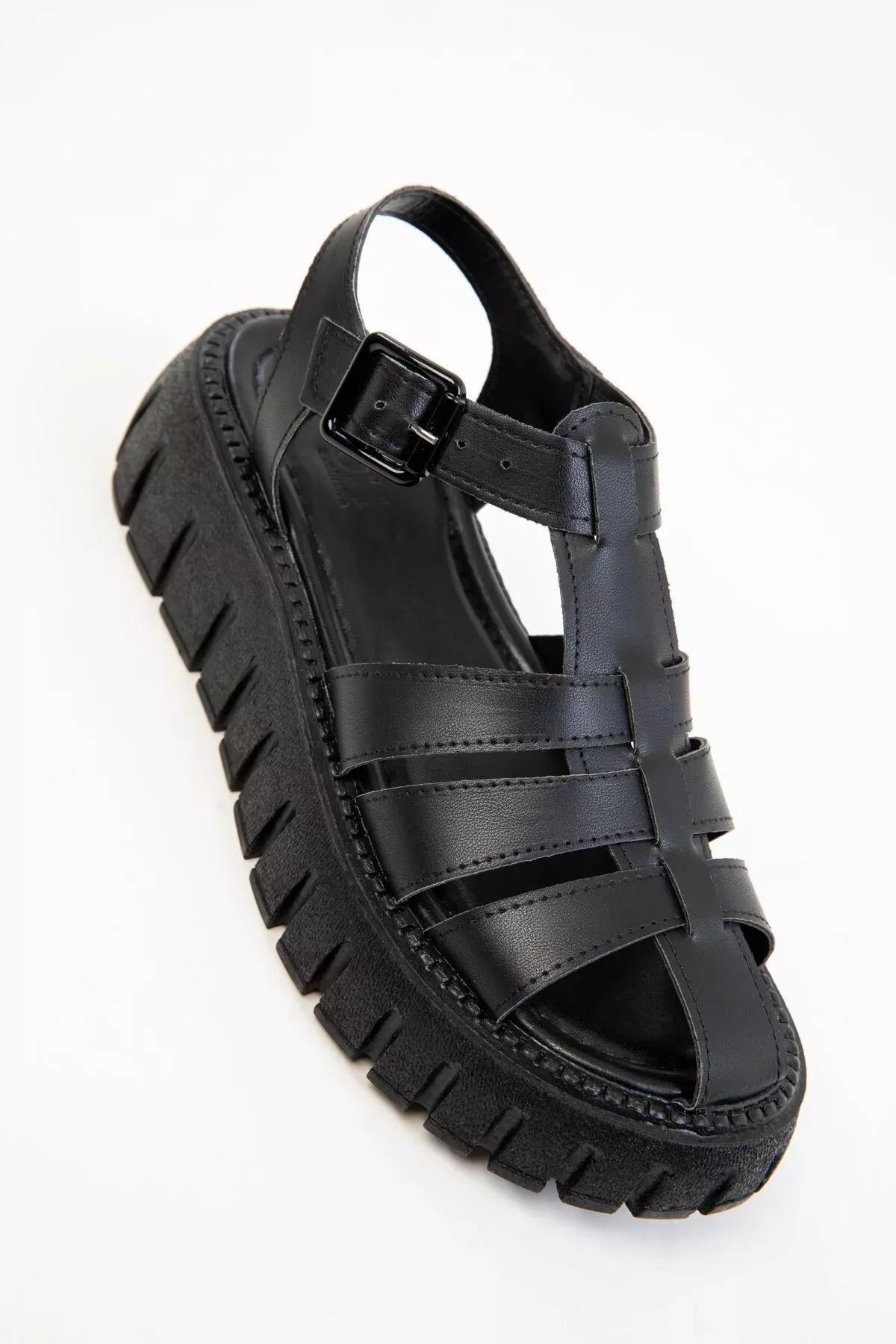 Black Sandals, , large image number 4