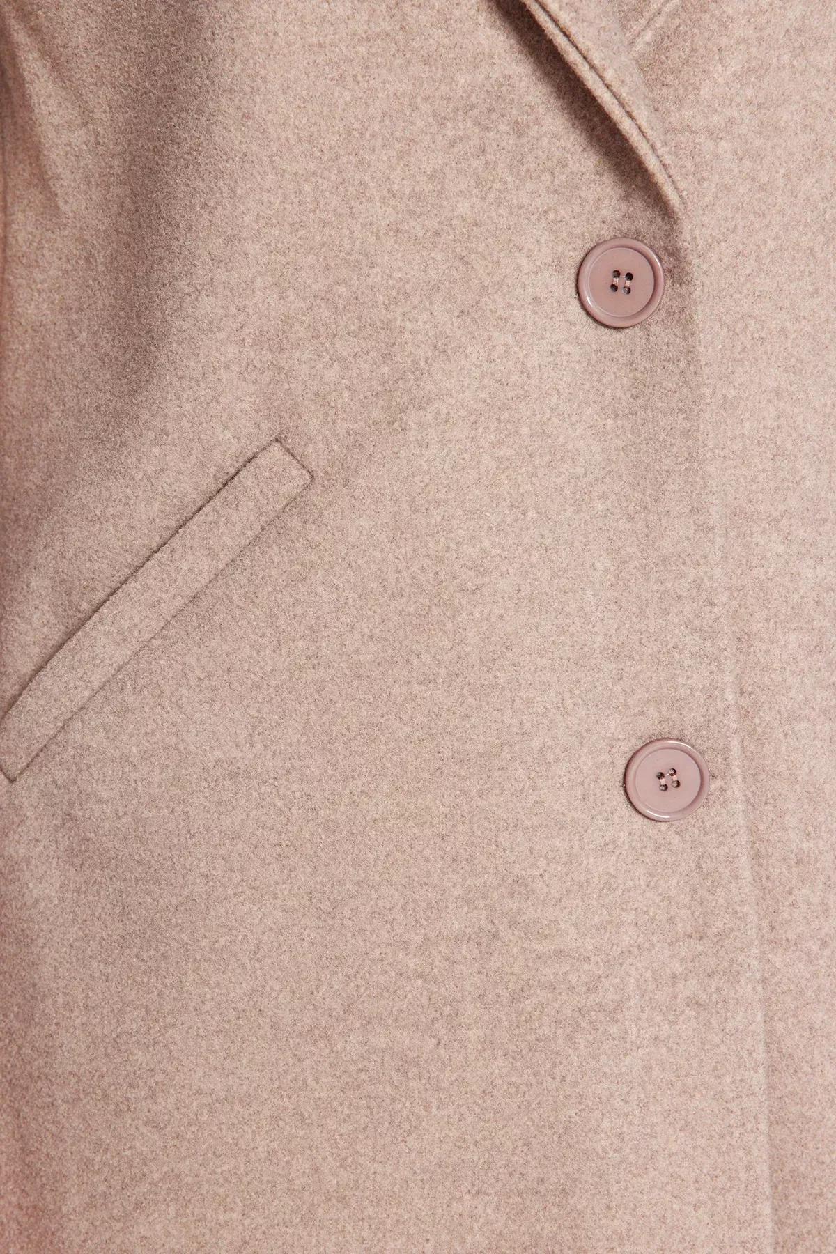 Brown Basic Coat, Mink, large image number 3