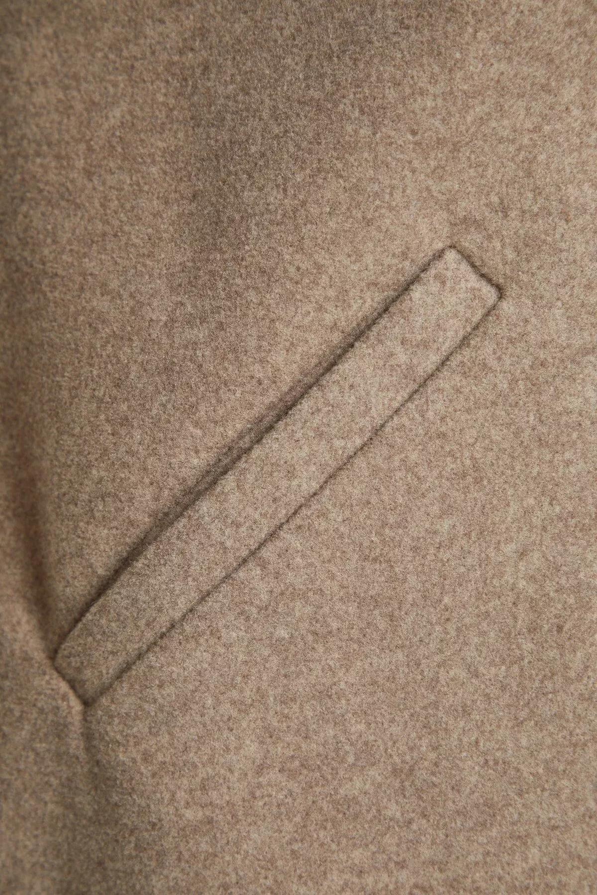 Brown Basic Coat, Mink, large image number 6