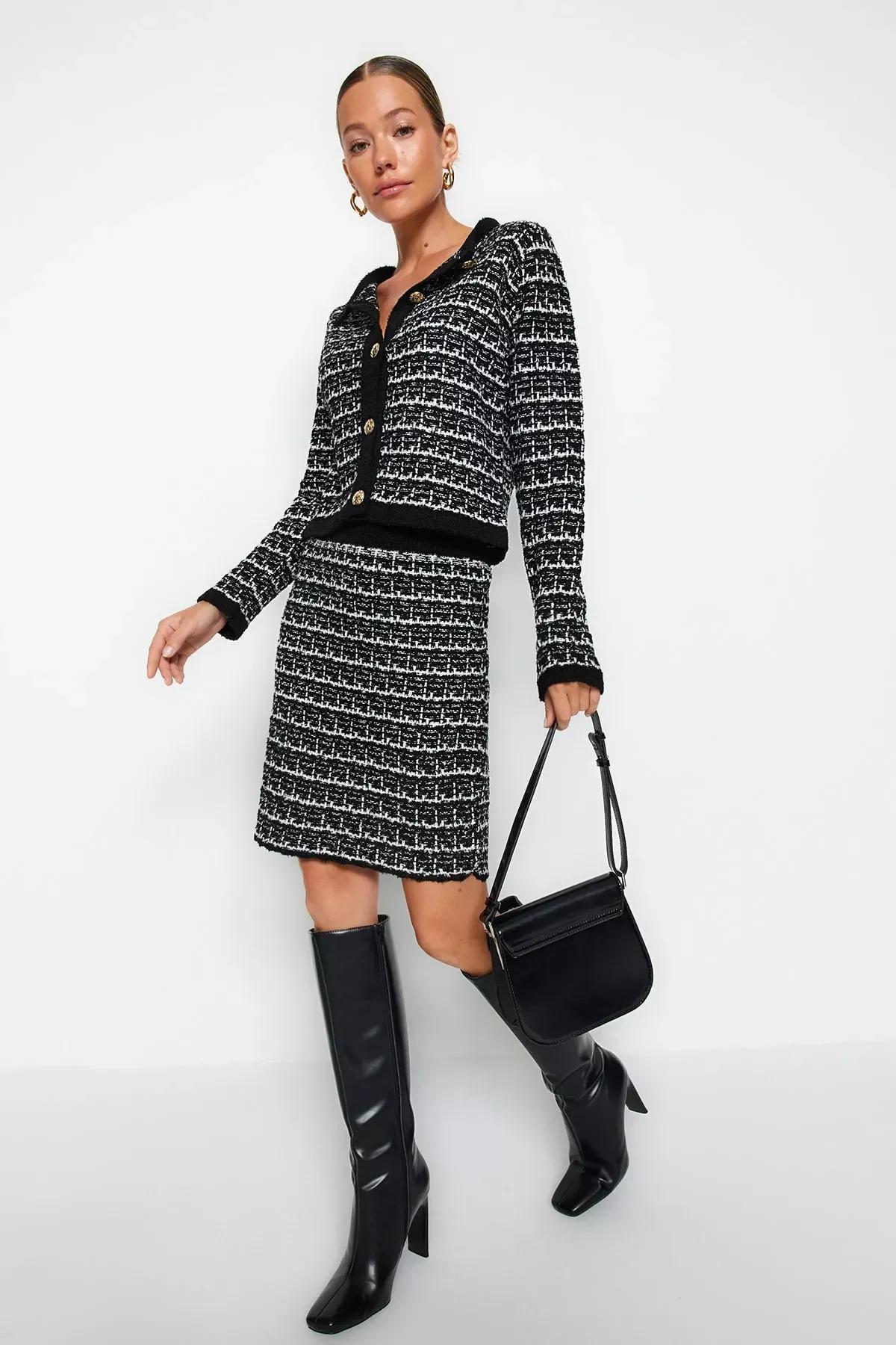 Black Textured Co-Ord Set, , large image number 0
