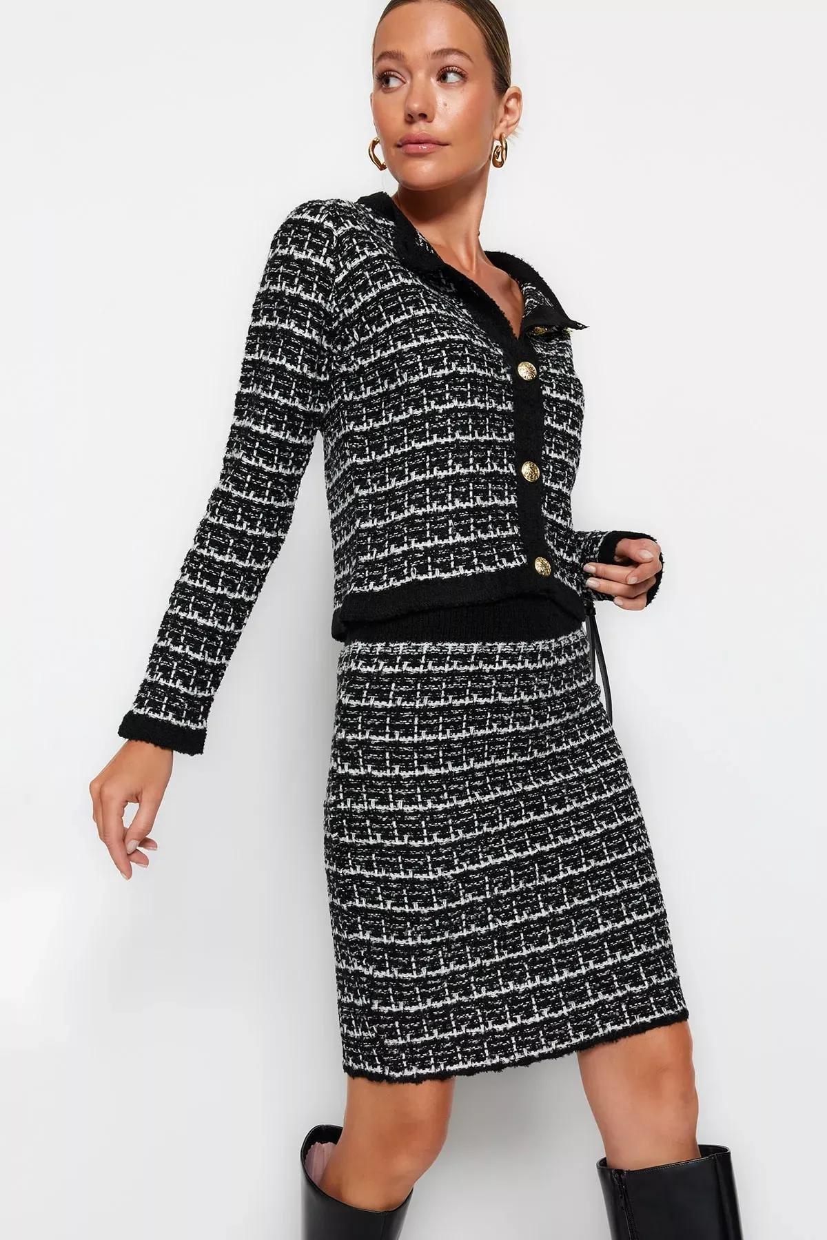Black Textured Co-Ord Set, , large image number 1