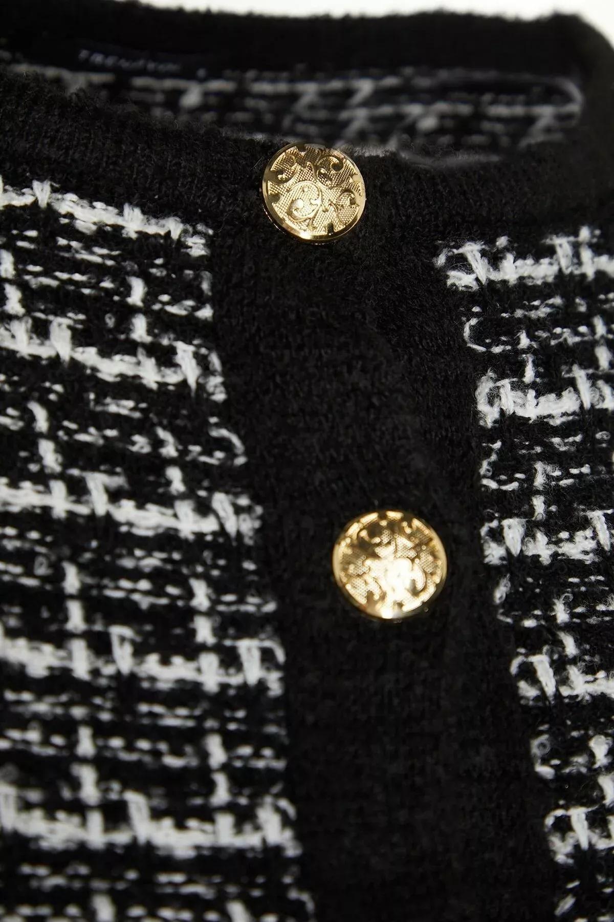 Black Textured Co-Ord Set, BLACK, large image number 7