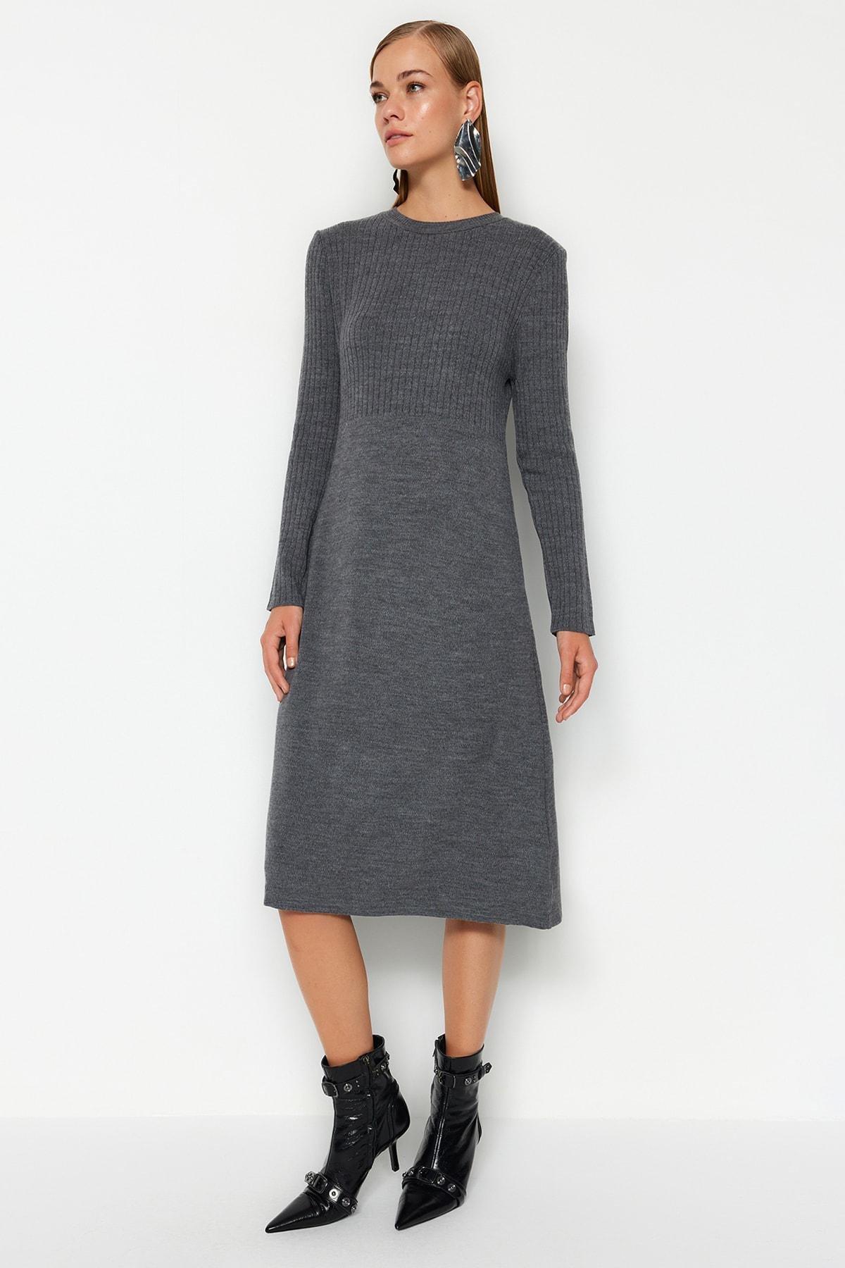 Grey Shift Dress, , large image number 2