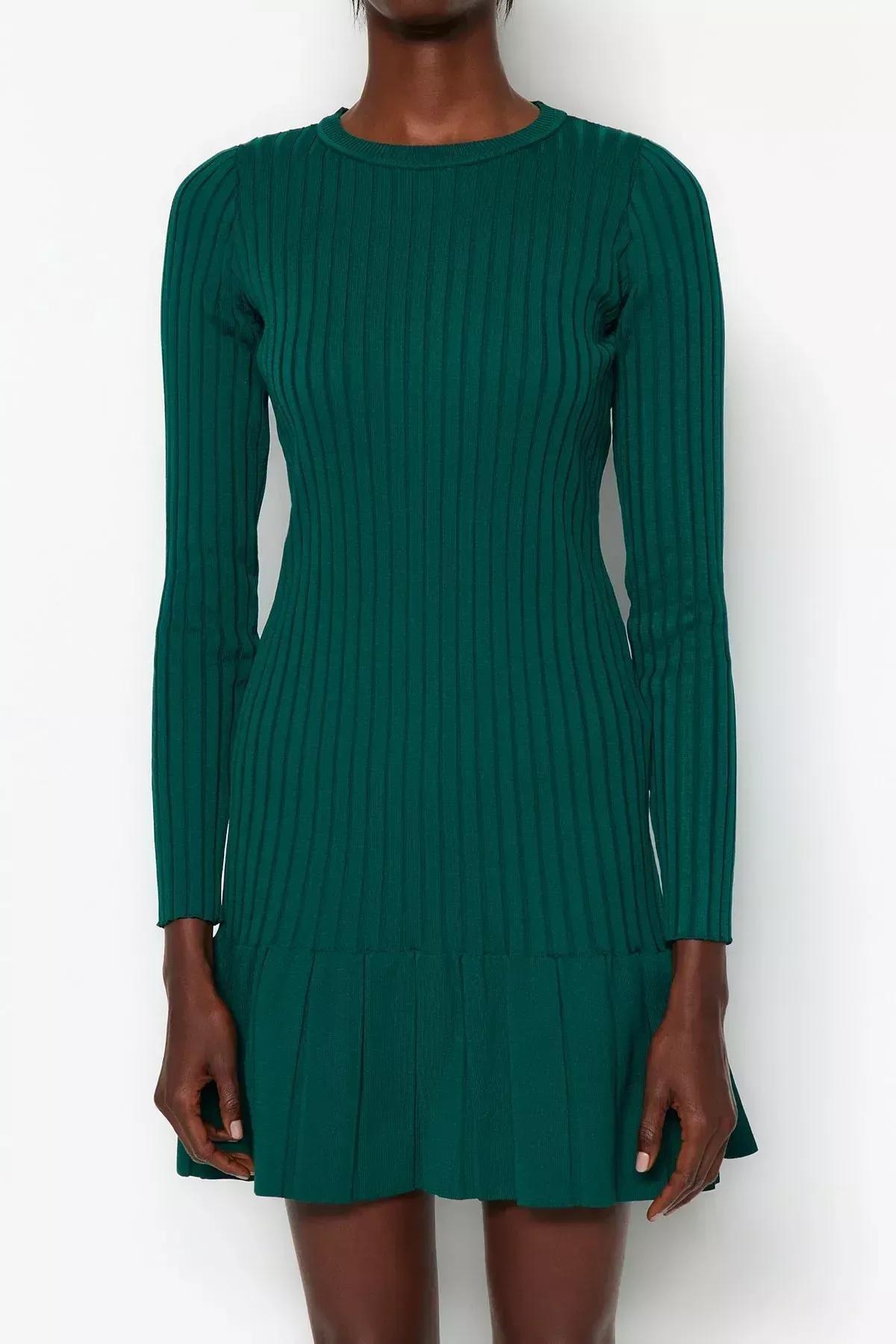 Green A-Line Dress, , large image number 4