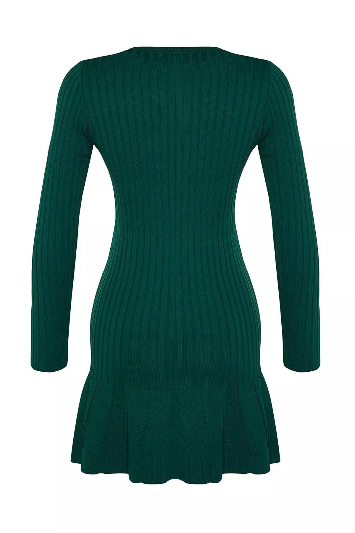 Green A-Line Dress, , large image number 7