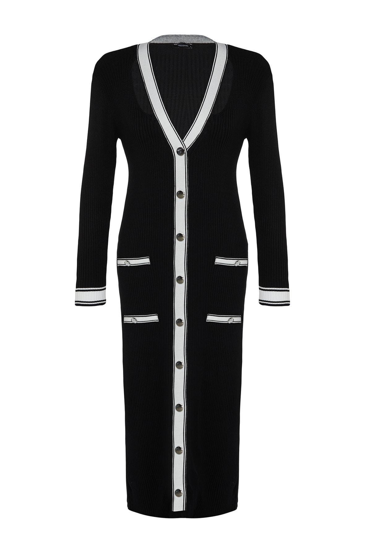 Black Colour Block Shift Dress, , large image number 3