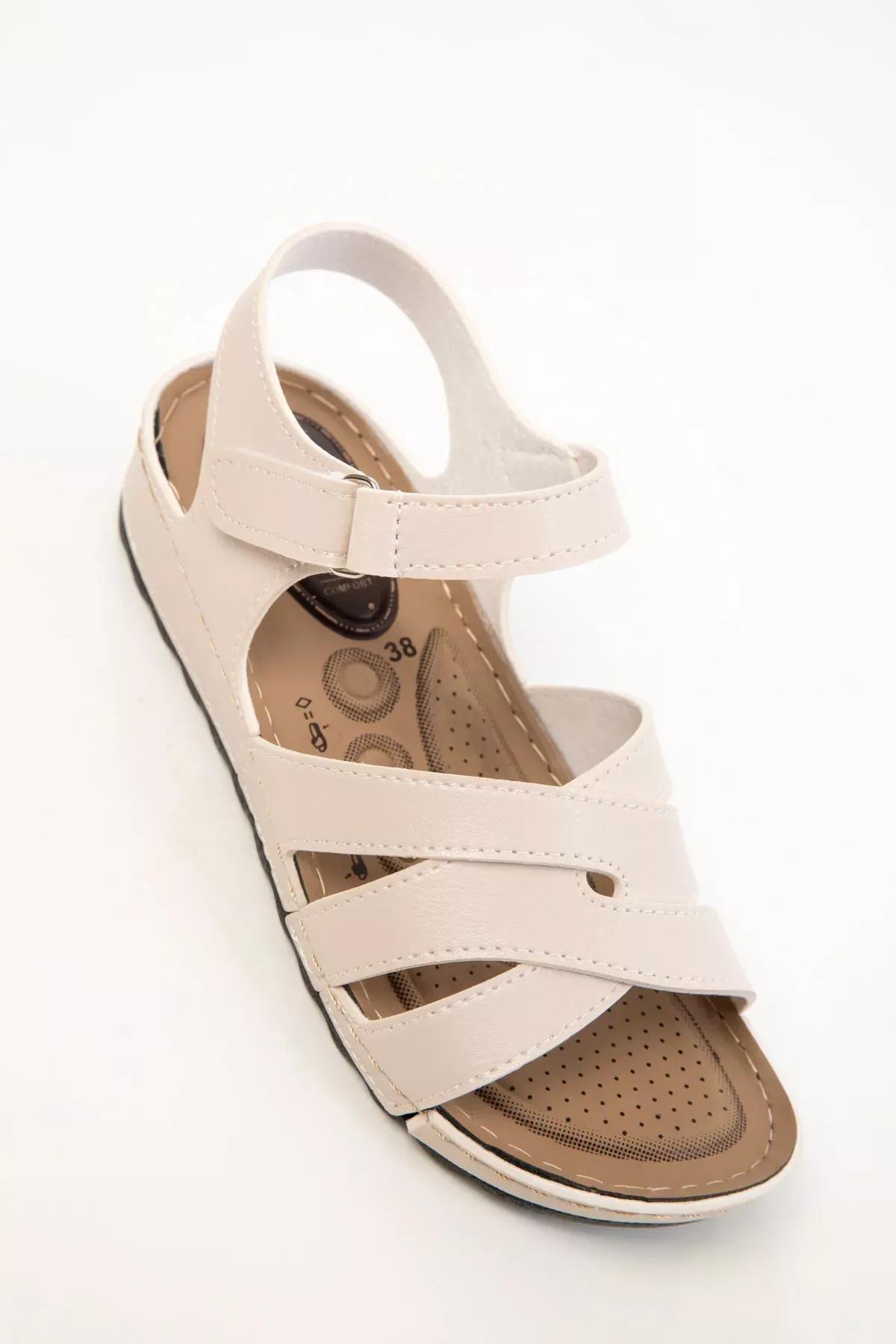 Beige Sandals, , large image number 3