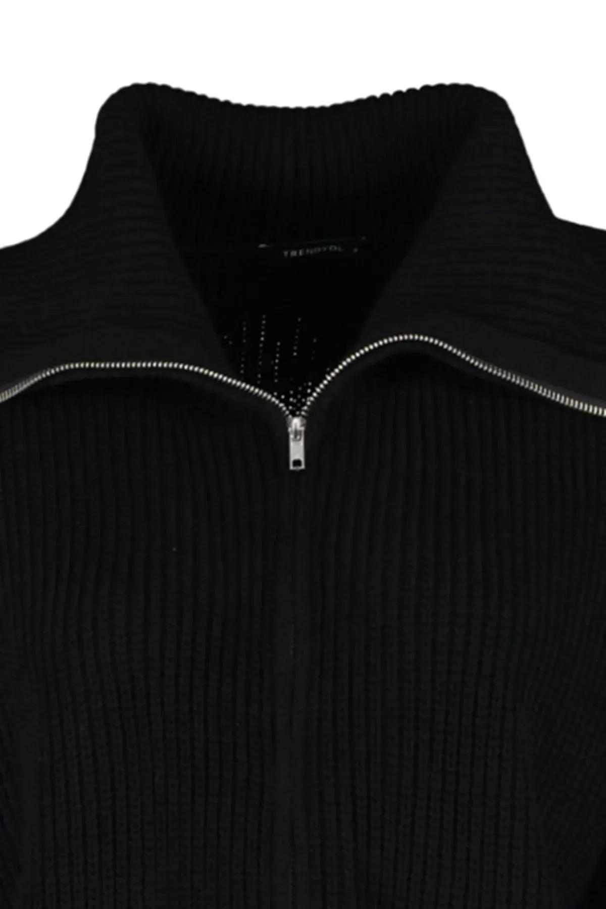 Black Oversize Cardigan, BLACK, large image number 8