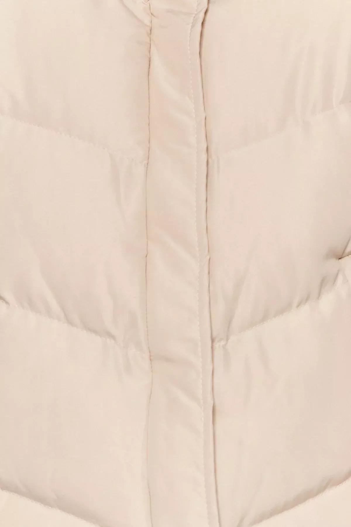 Beige Puffer Jacket, Beige, large image number 4