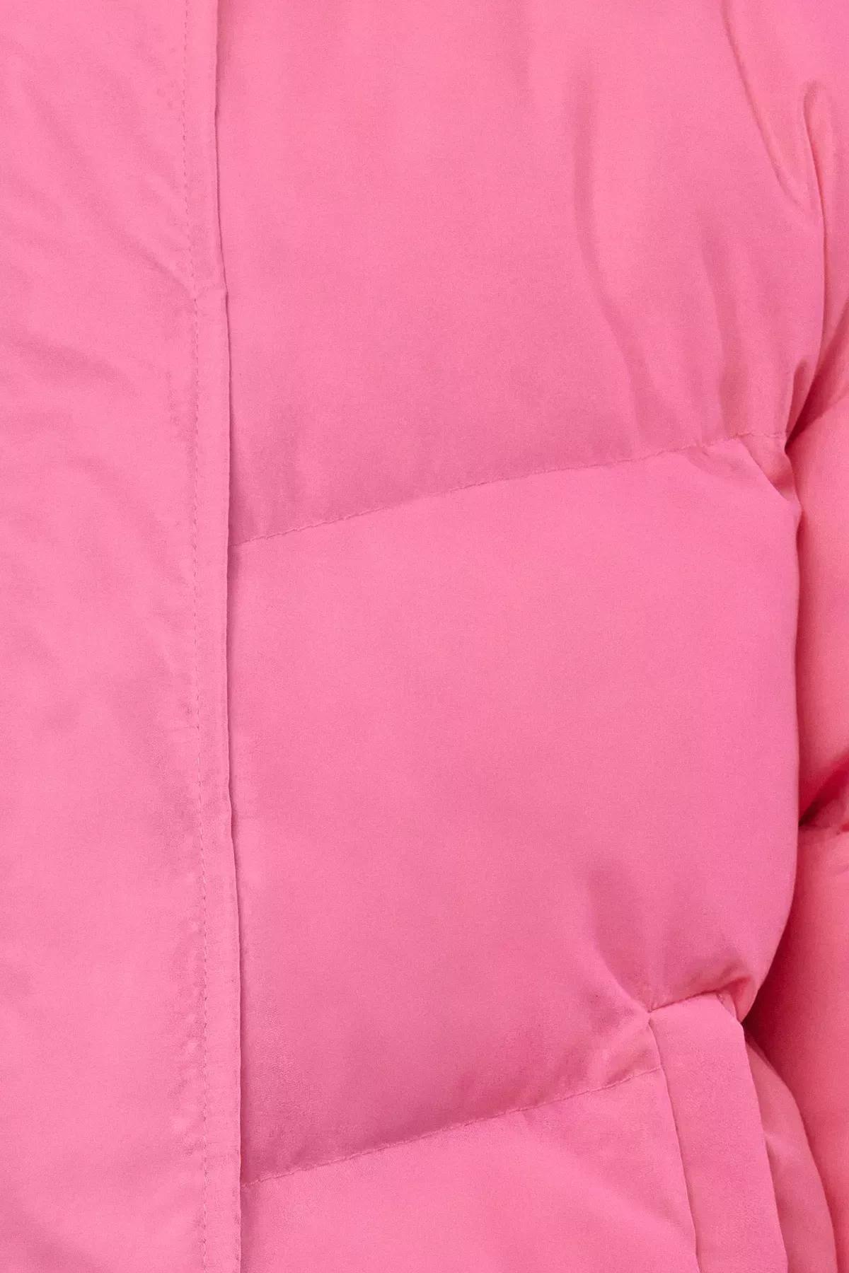 Pink water repellent puffer Jacket, Fuchsia, large image number 2