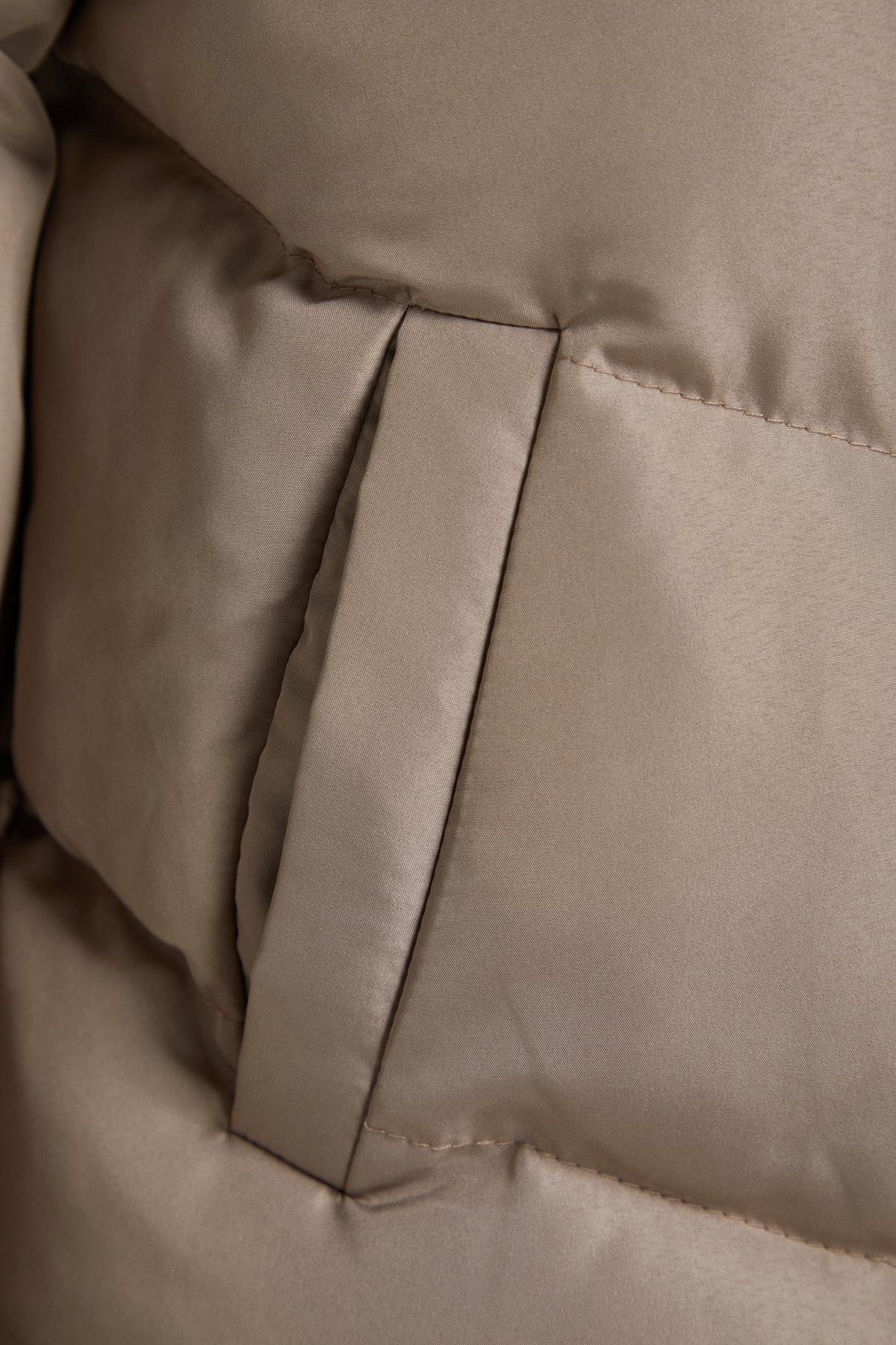 Brown Puffer Jacket, , large image number 6