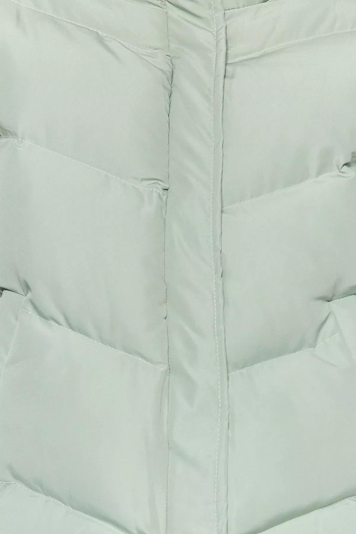 Green Puffer Jacket, Mint, large image number 3