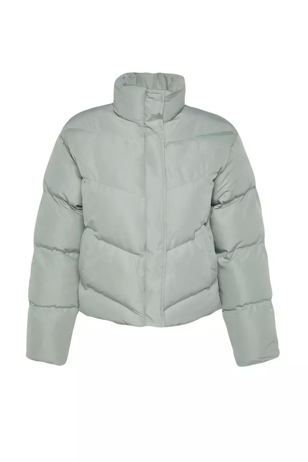 Green Puffer Jacket, Mint, large image number 5