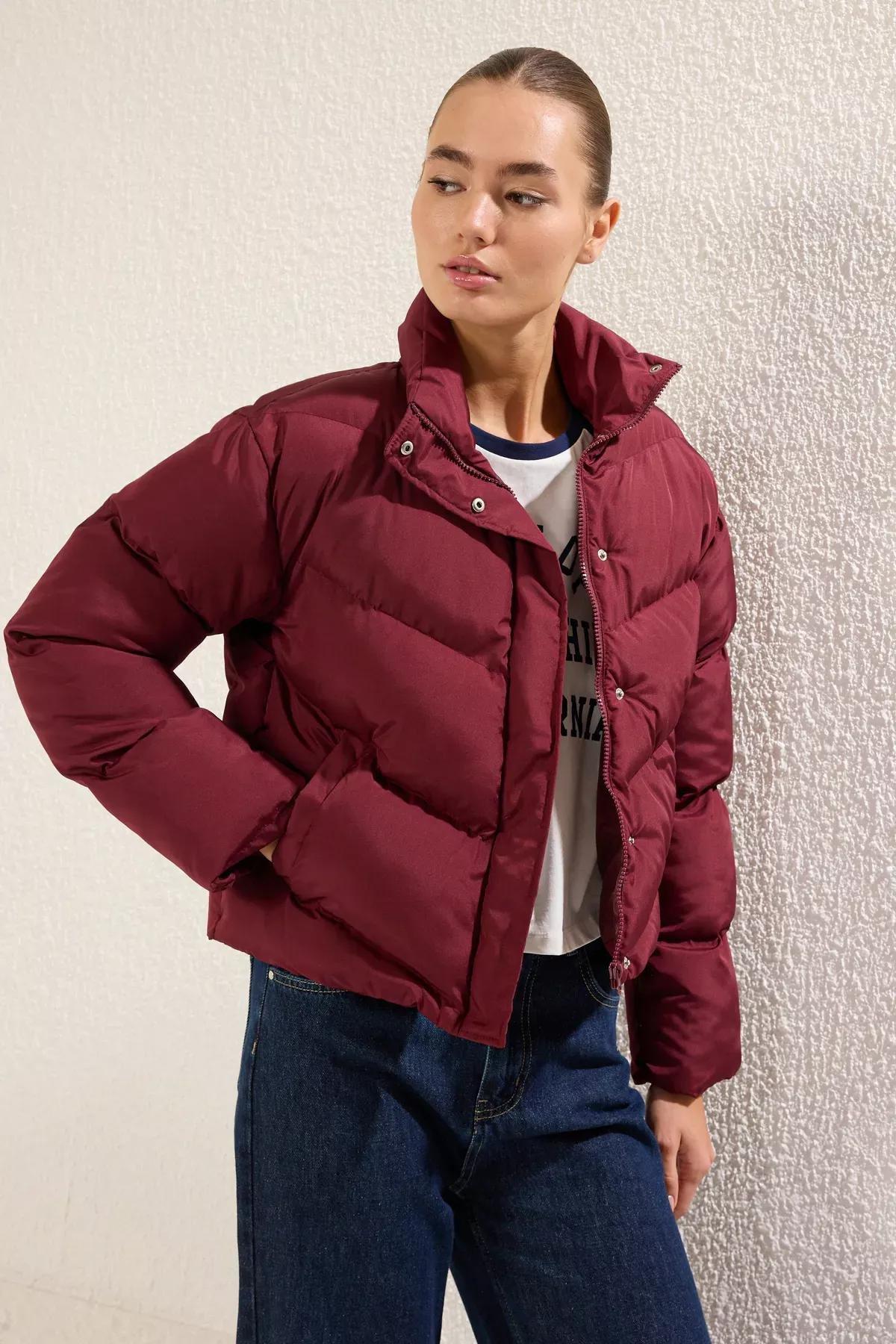 Red Regular Coat, , large image number 1