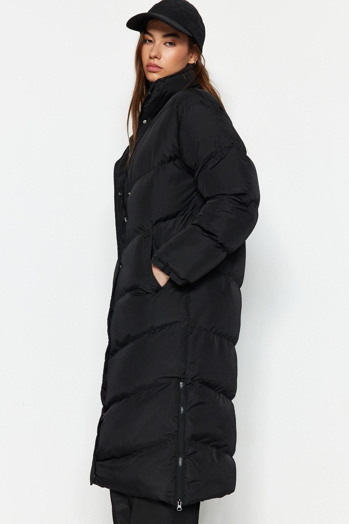Black Puffer Jacket, , large image number 2