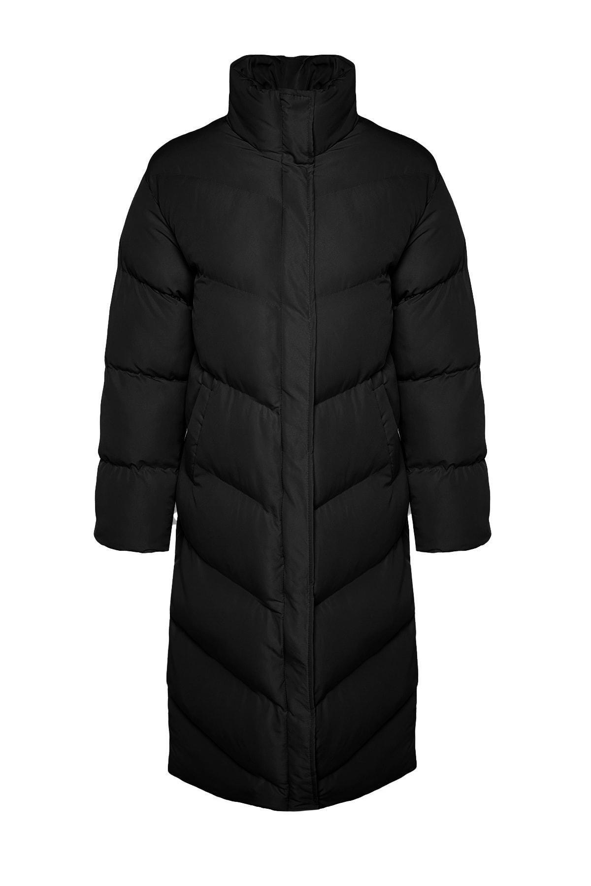 Black Puffer Jacket, , large image number 5