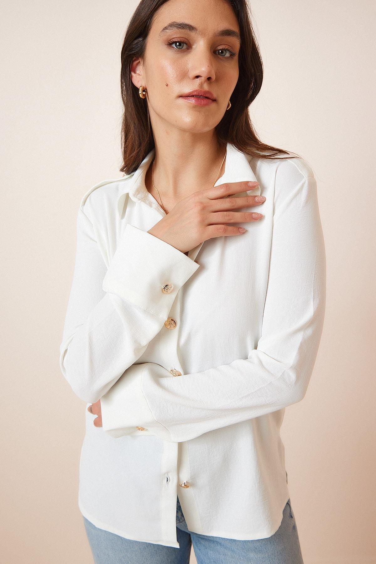 White Regular Shirt, White, large image number 0