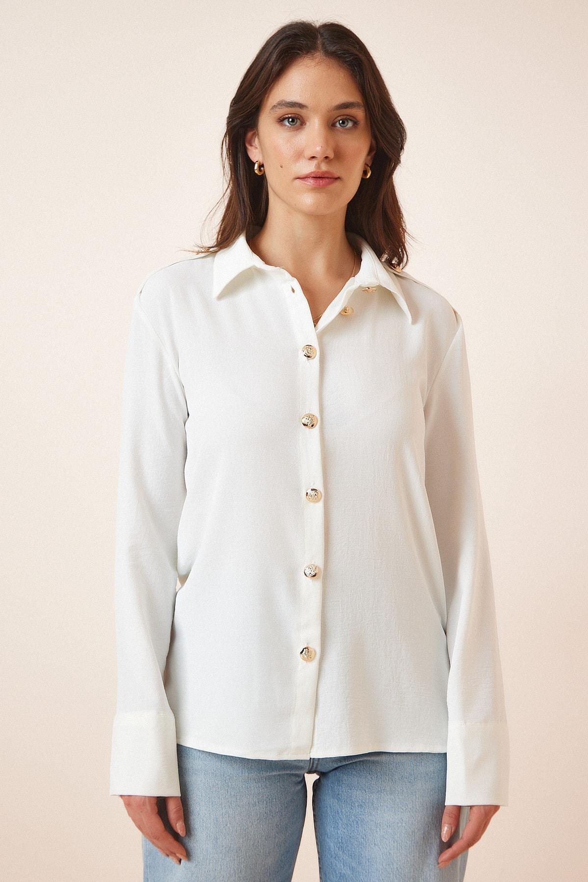 White Regular Shirt, White, large image number 4