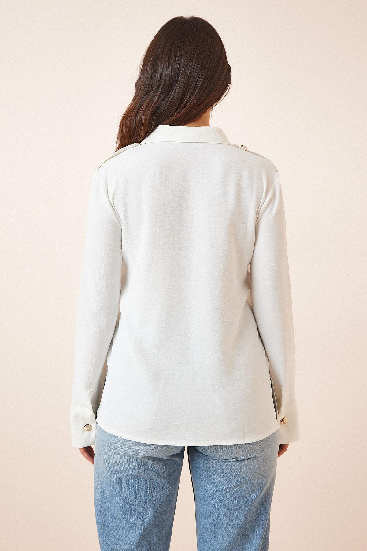 White Regular Shirt, White, large image number 5
