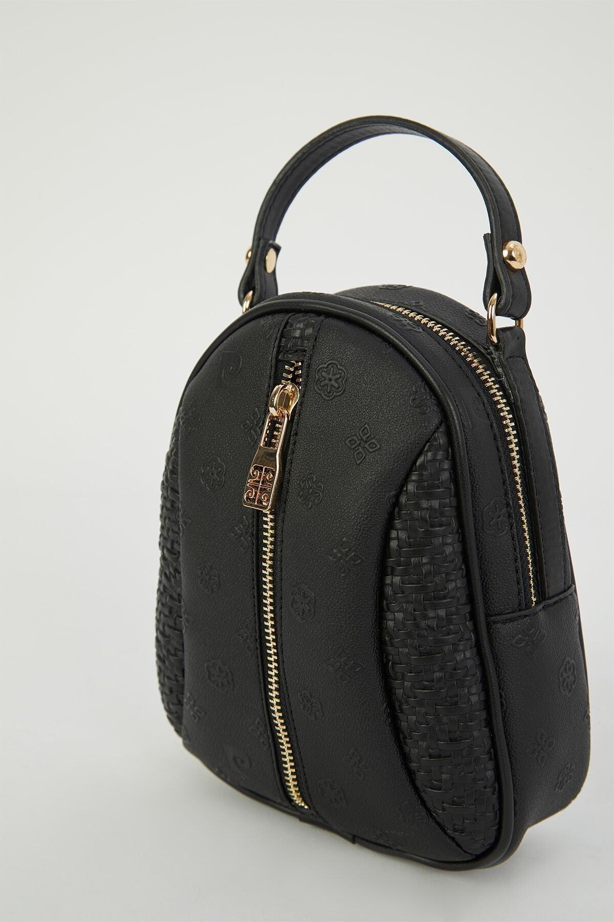Black Print Shoulder Bag, C101_6836, large image number 4