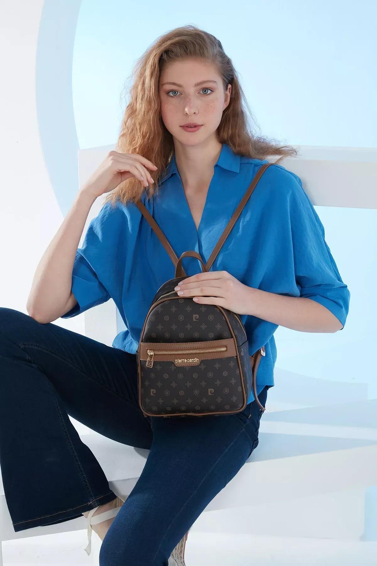Brown monogram backpack, C101_6854, large image number 0