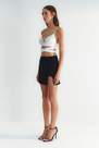 Trendyol - Black Asymmetric Mini Skirt