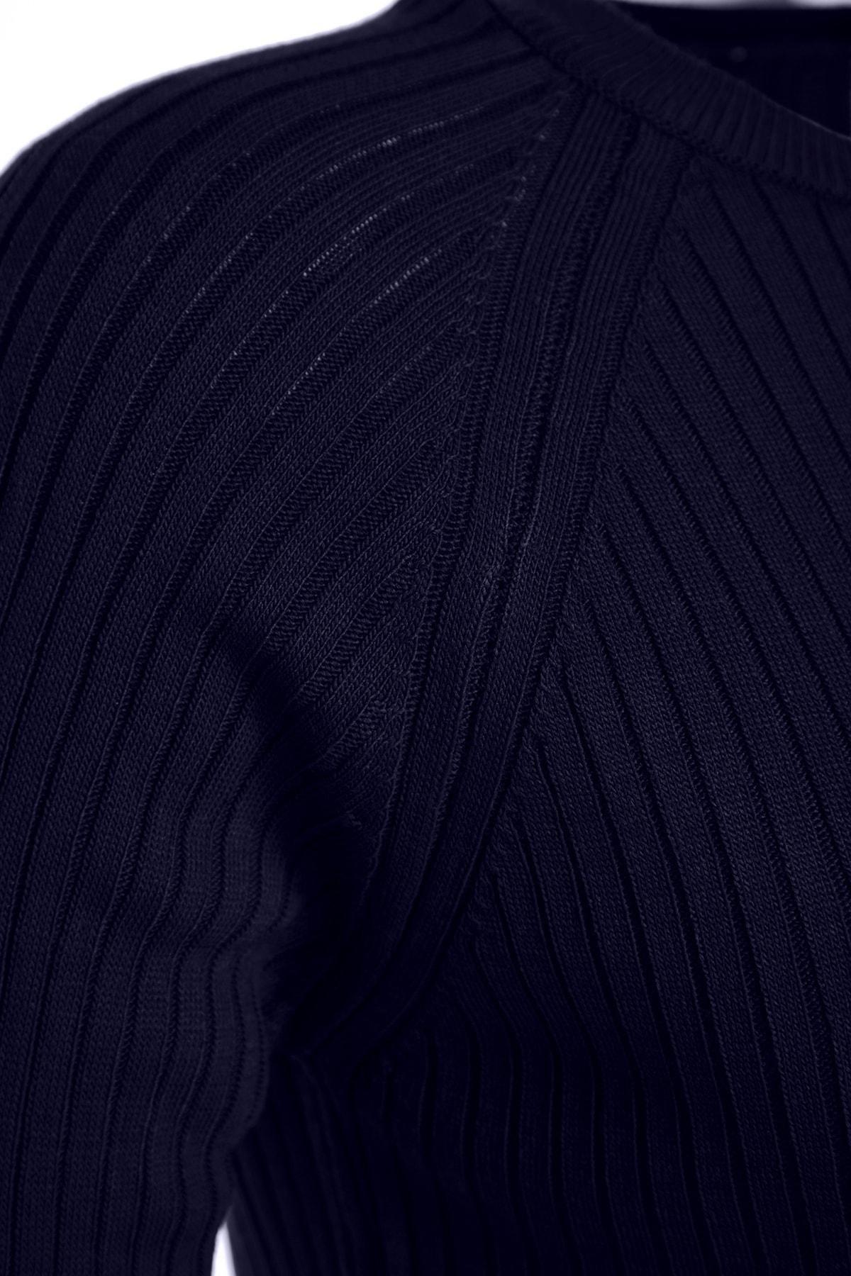 Navy Crew Neck Sweater Top, , large image number 7