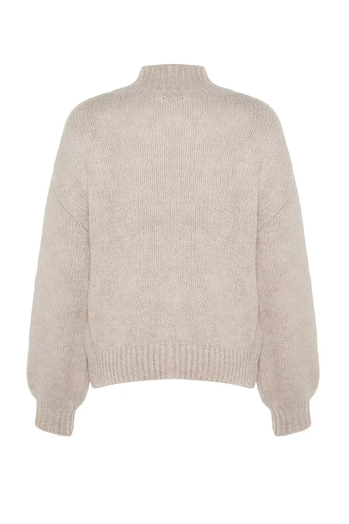 Cream Regular Sweater, Rock, large image number 7