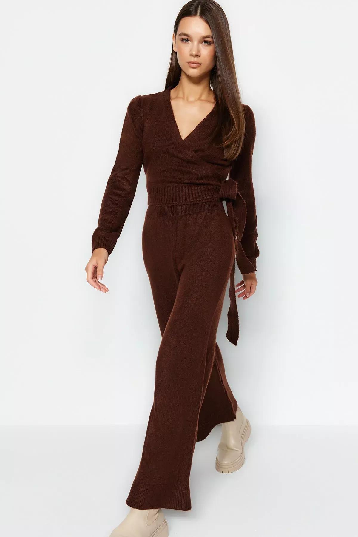 Brown Oversize Co-Ord Set, Brown, large image number 0