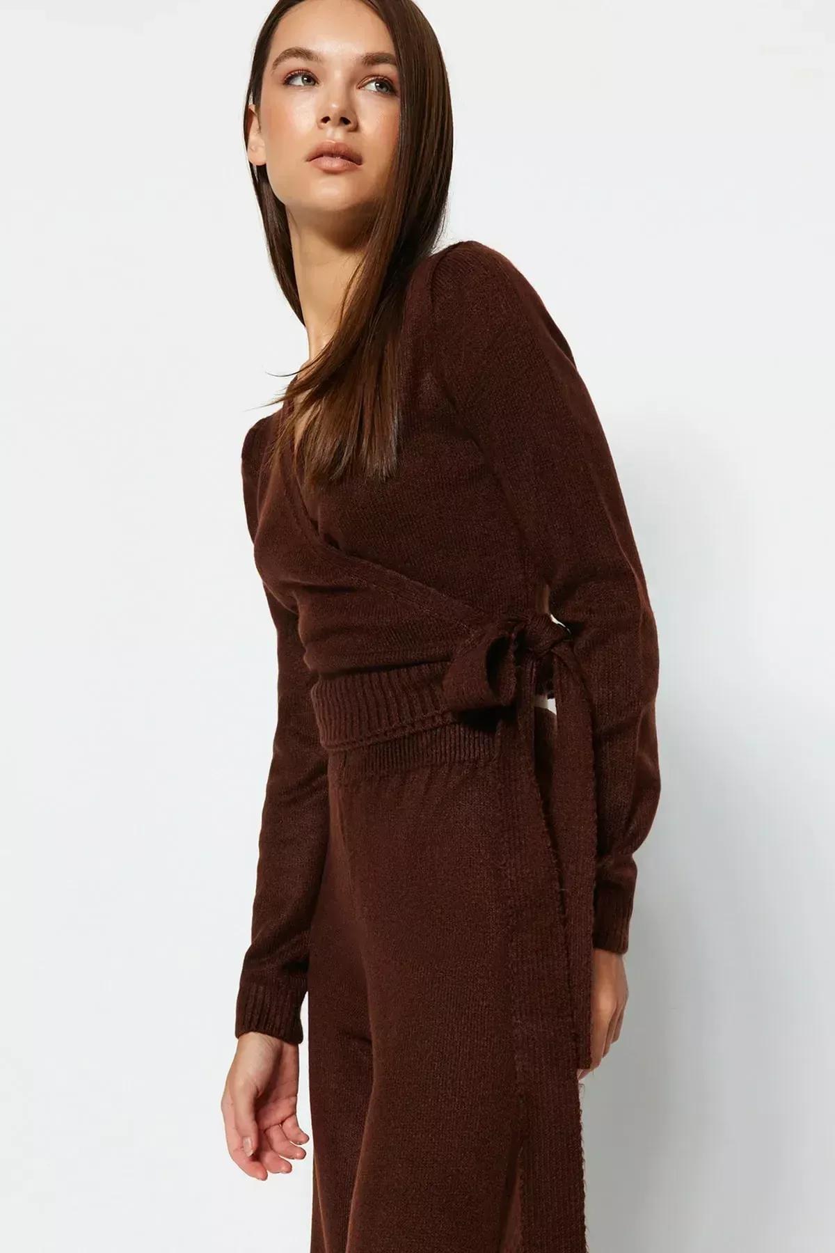 Brown Oversize Co-Ord Set, Brown, large image number 1