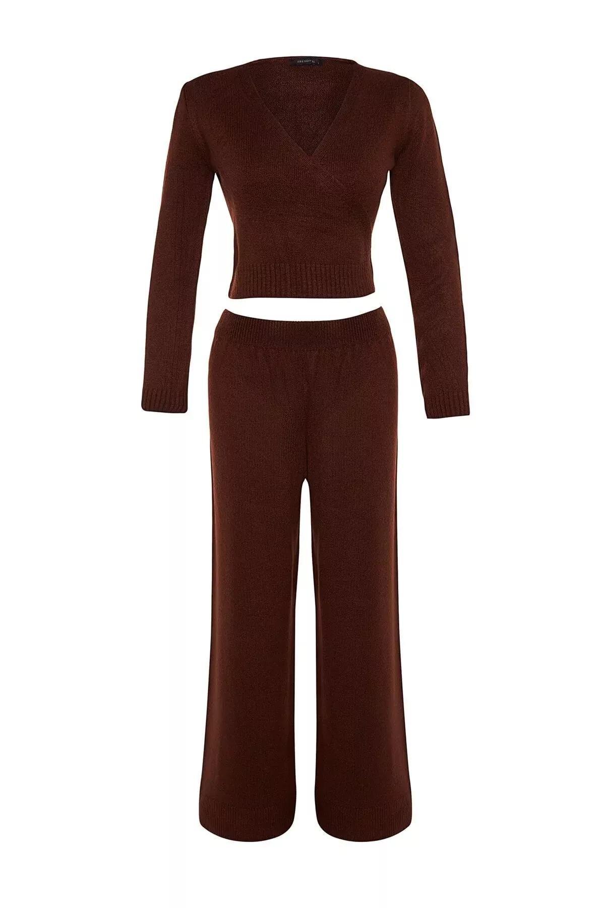Brown Oversize Co-Ord Set, Brown, large image number 6