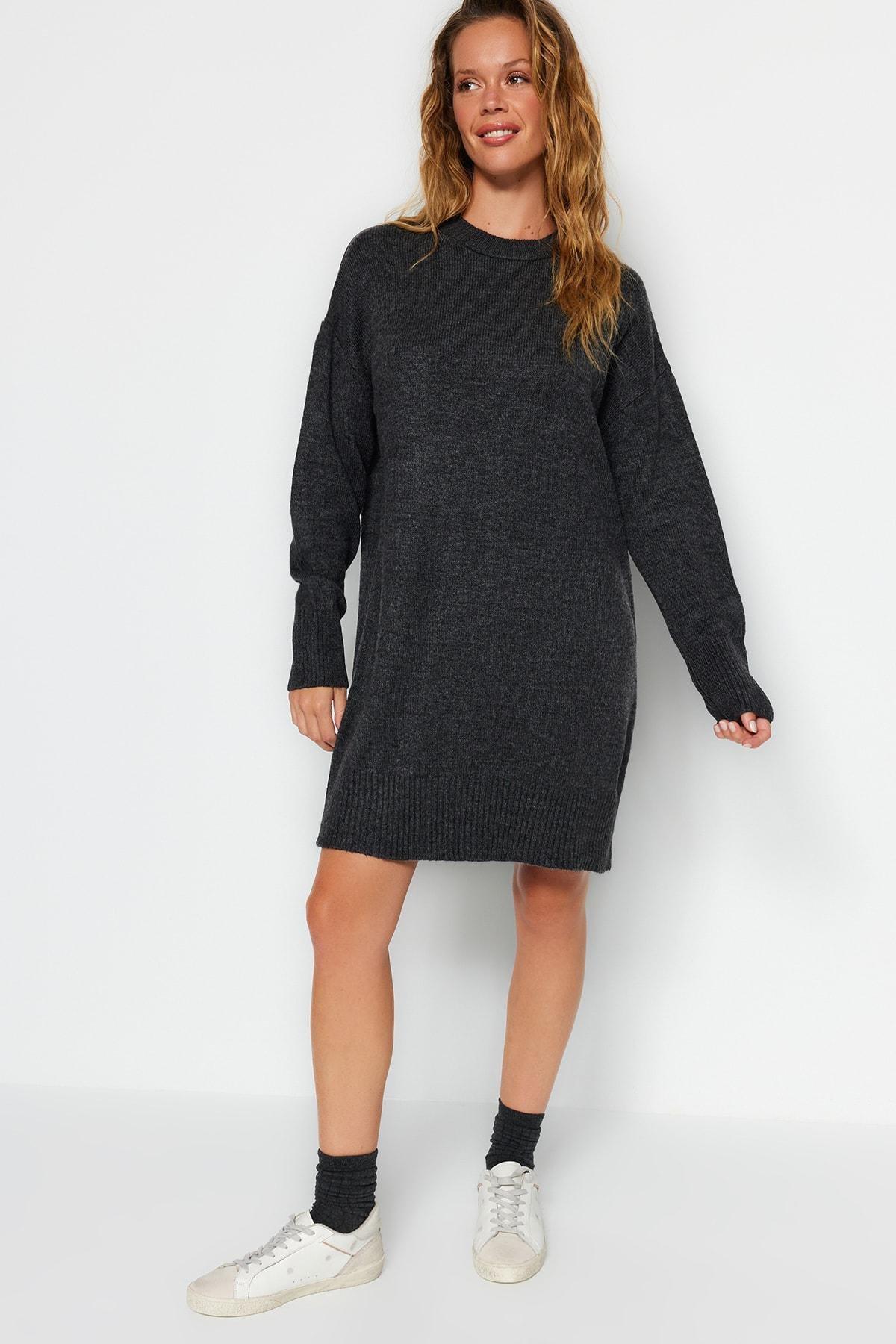 Grey Shift Dress, , large image number 1