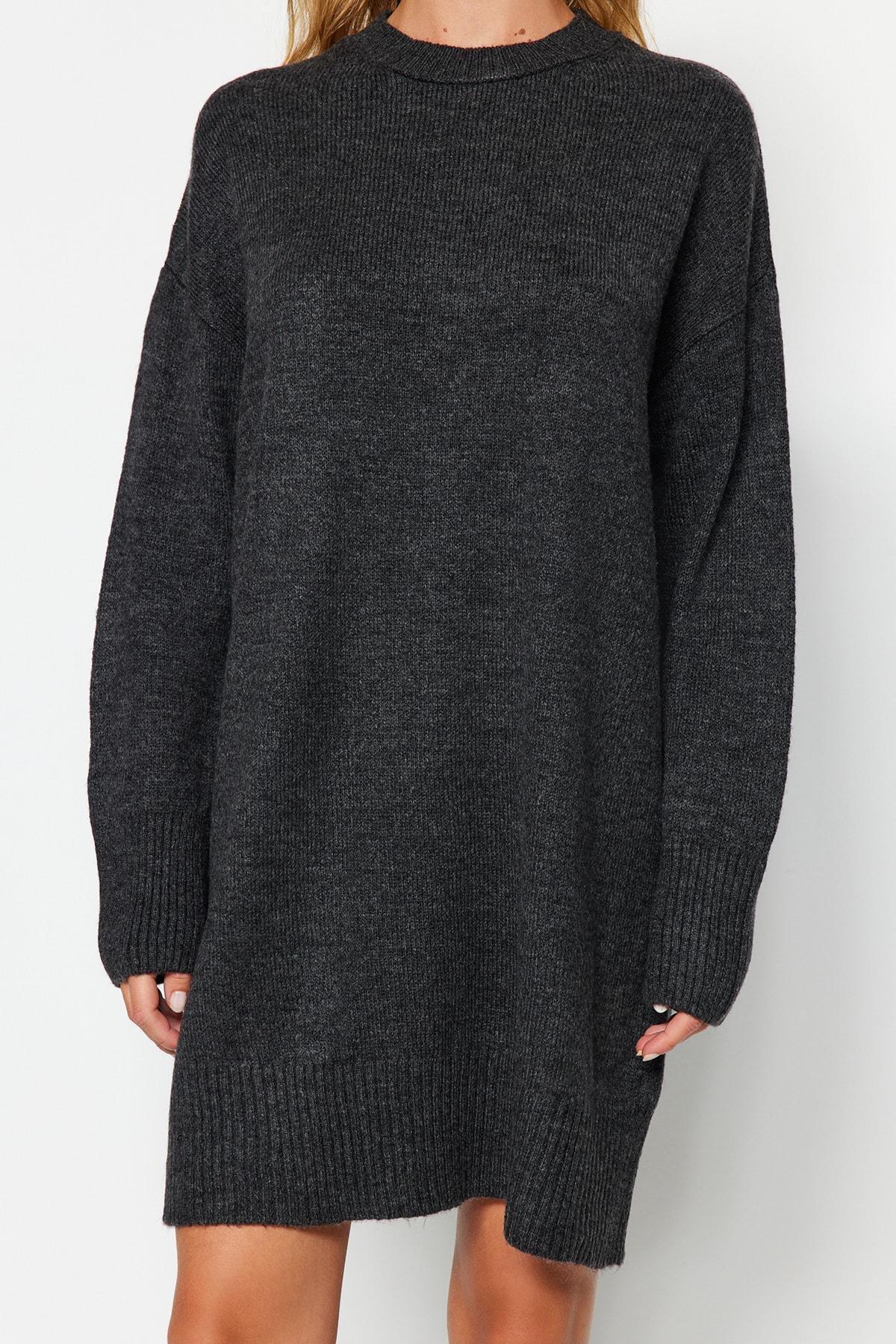 Grey Shift Dress, , large image number 4