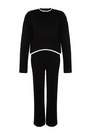 Trendyol - Black Corduroy Knitwear Pyjamas Set