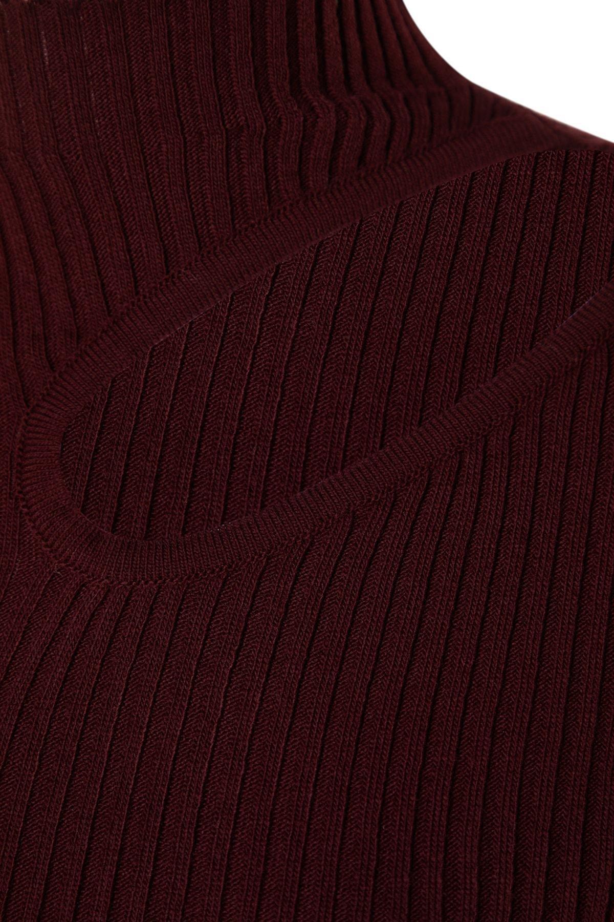 Burgundy Bodycon Dress, , large image number 6