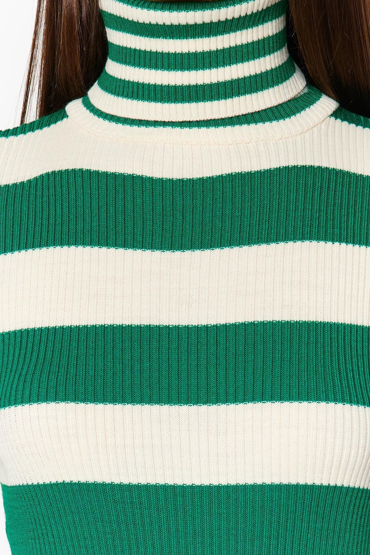 Green Striped Sweater, , large image number 4