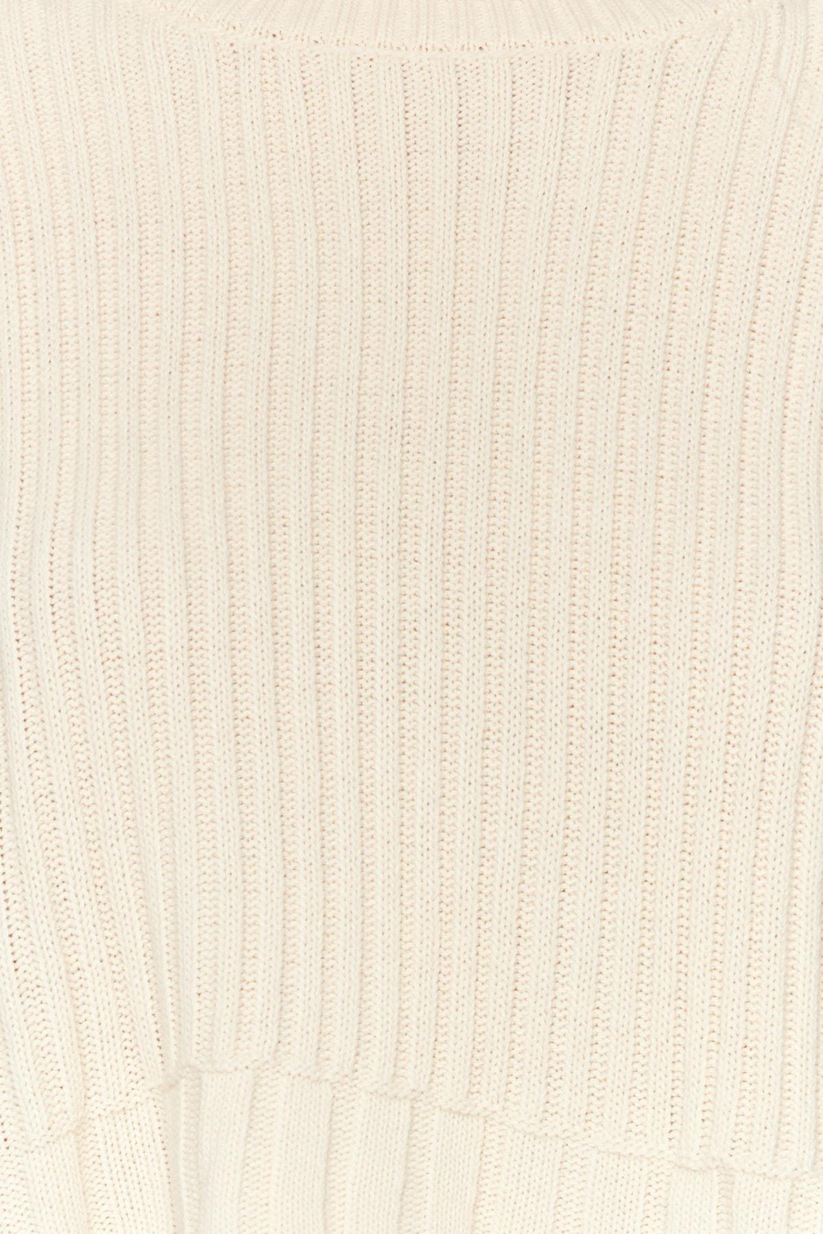 Cream Regular Sweater, Ecru, large image number 4