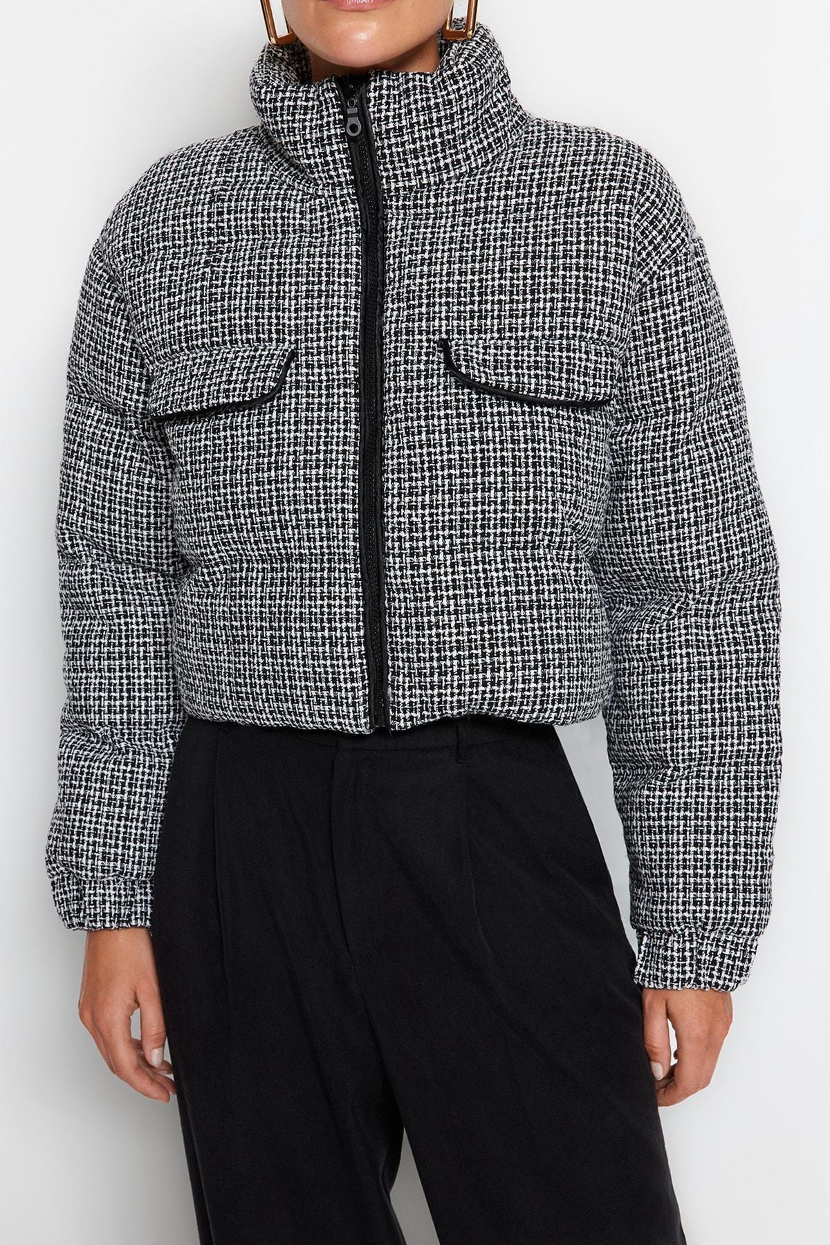 Black Puffer Jacket, , large image number 3
